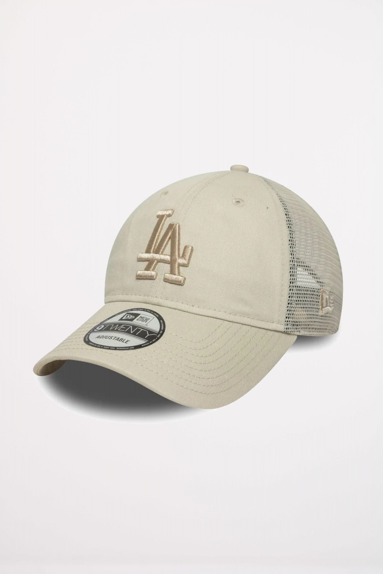 NEW ERA  LA DODGERS MLB WASHED 9TWENTY TRUCKER en color BEIS (1)
