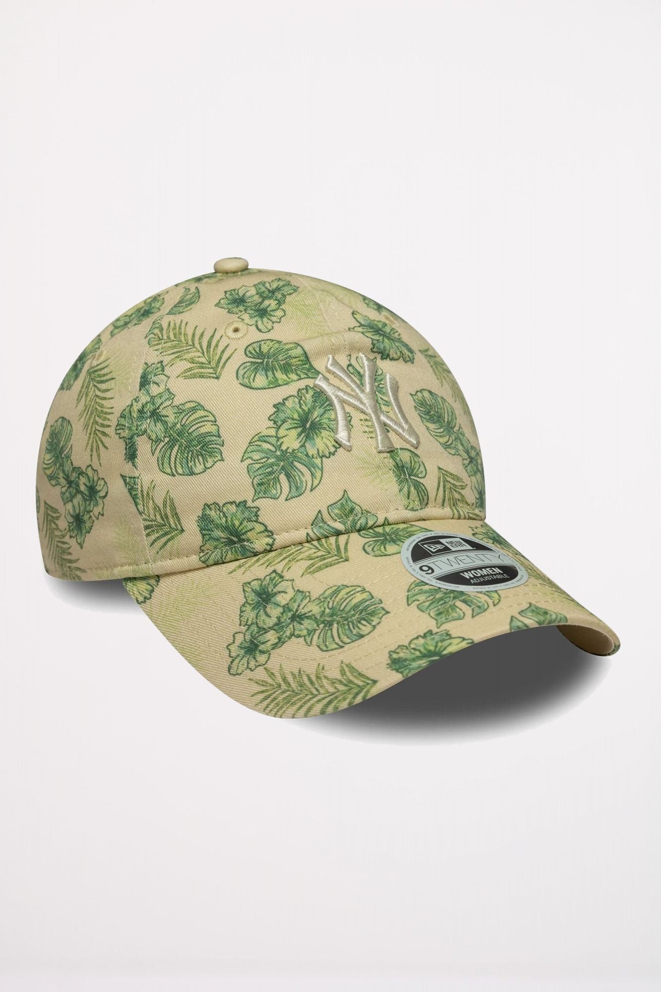 NEW ERA NEW YORK YANKEES WOMENS MLB TROPICAL CREAM 9TWENTY ADJUSTABLE CA en color FLORAL (3)