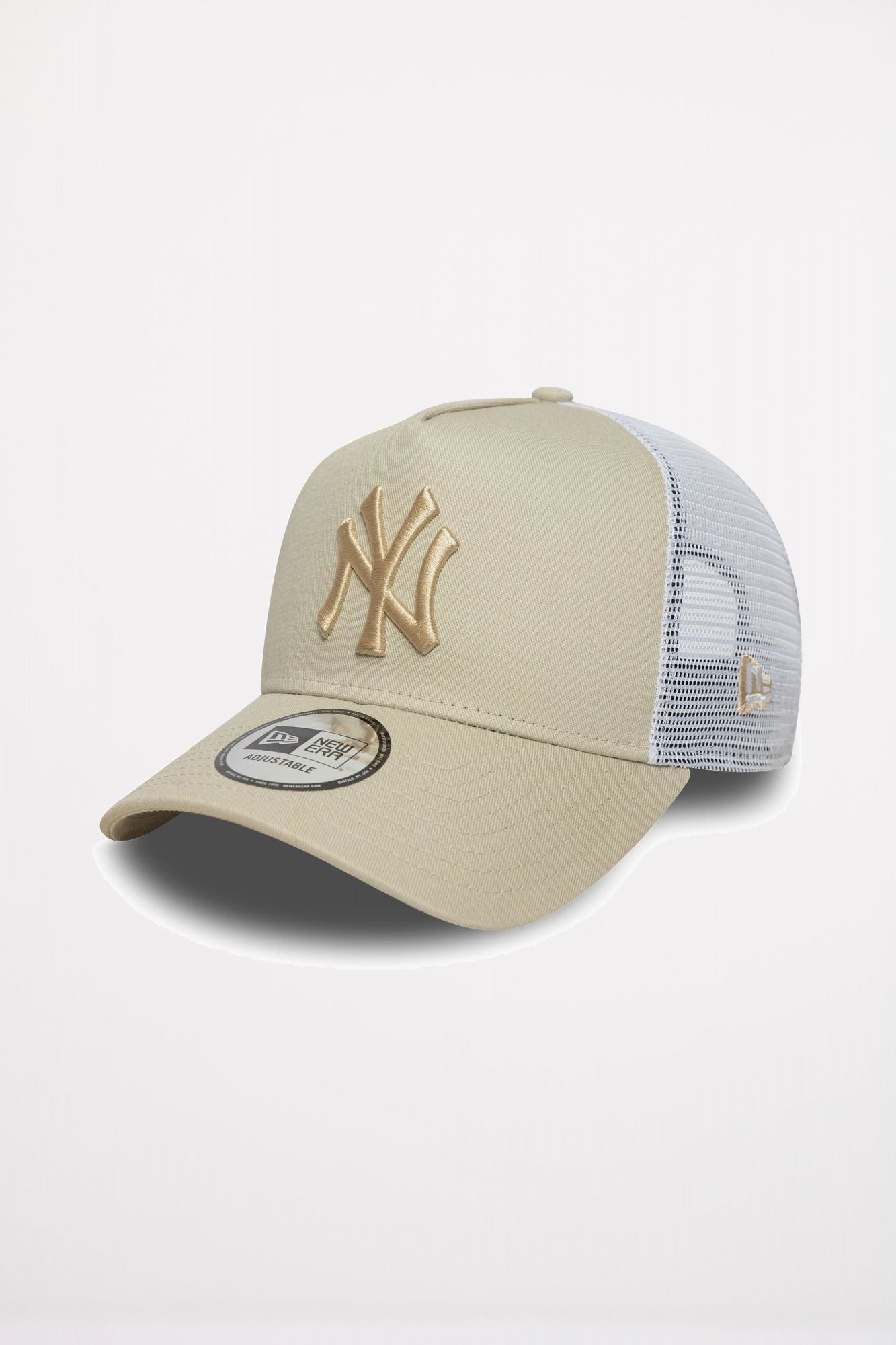 NEW ERA NEW YORK YANKEES MLB LEAGUE ESSENTIAL 9FORTY TRUCKER E-FRAME en color BEIS (1)