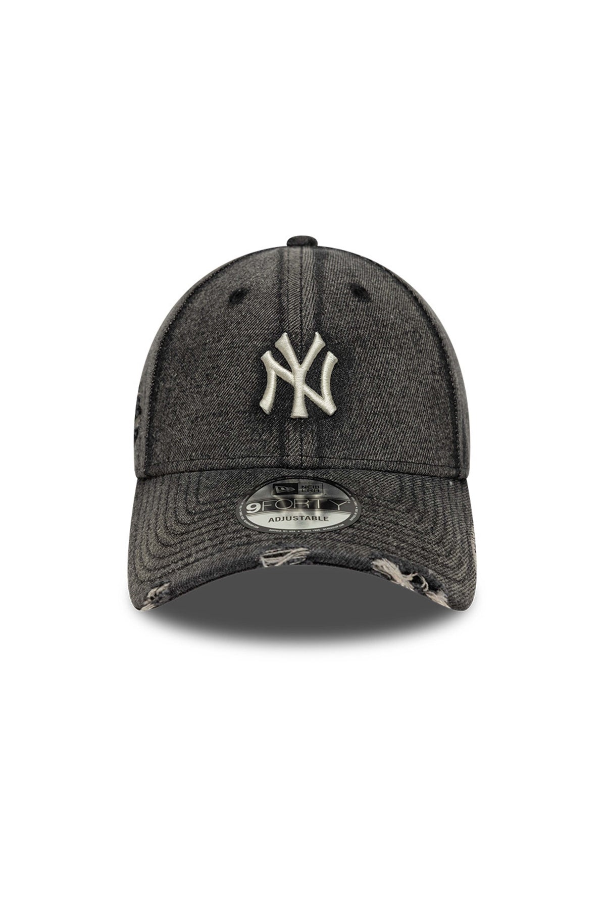 NEW ERA ACID WASH DENIM 9FORTY  en color GRIS (1)