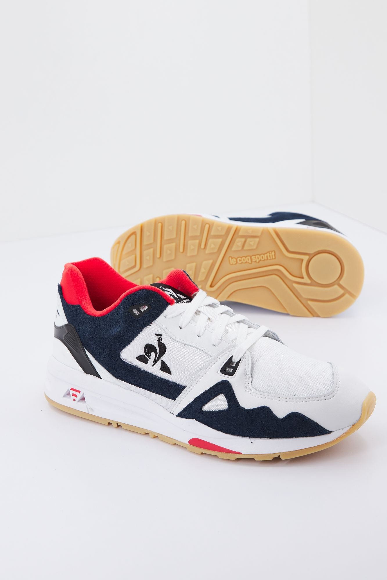 LE COQ SPORTIF  LCS R1000 TRICOLORE en color BLANCO (1)