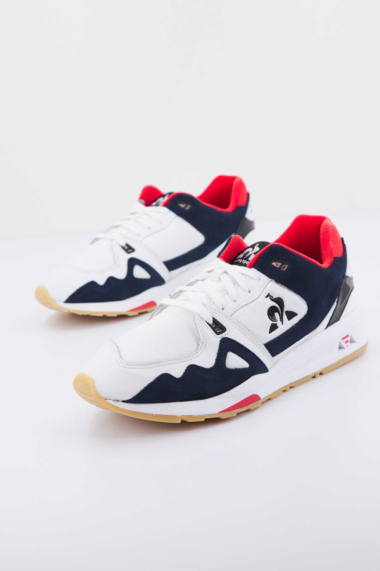 LE COQ SPORTIF  LCS R1000 TRICOLORE en color BLANCO (2)