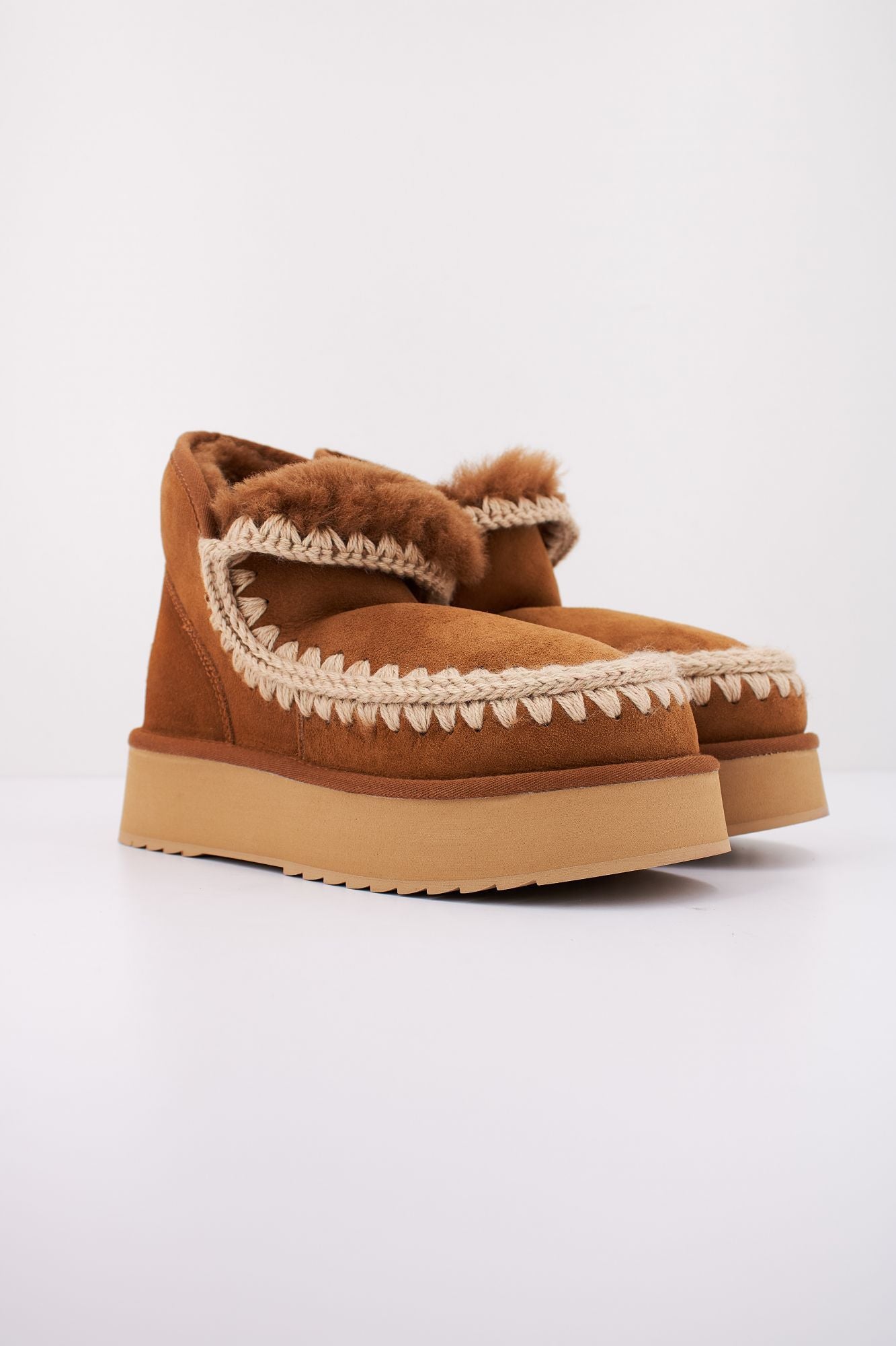 MOU MINI ESKIMO PLATFORM BOOT en color MARRON (2)