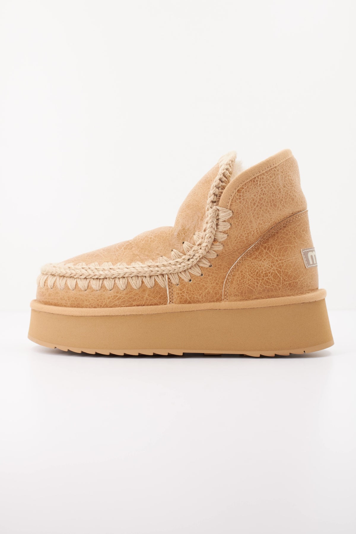 MOU ESKIMO SNEAKER BOOTS en color MARRON CLARO (1)