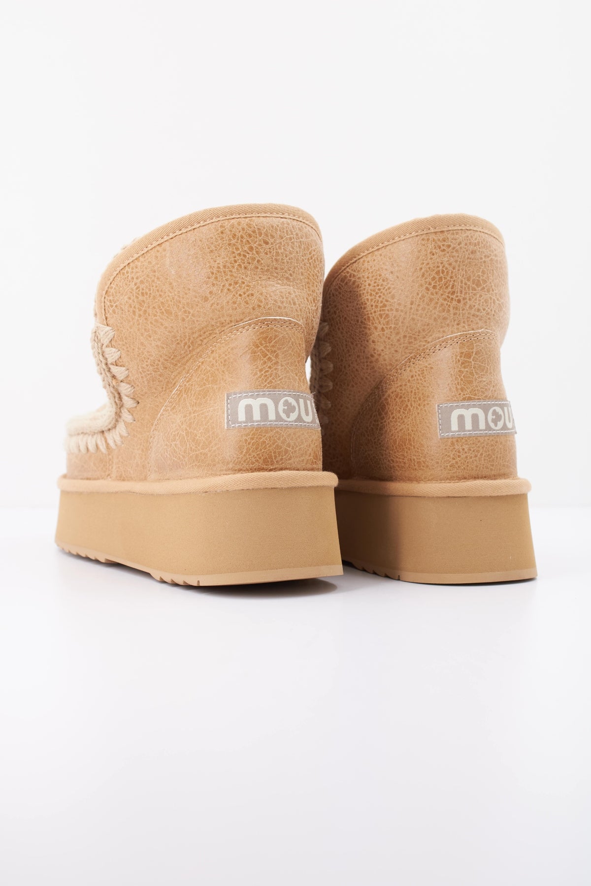 MOU ESKIMO SNEAKER BOOTS en color MARRON CLARO (4)