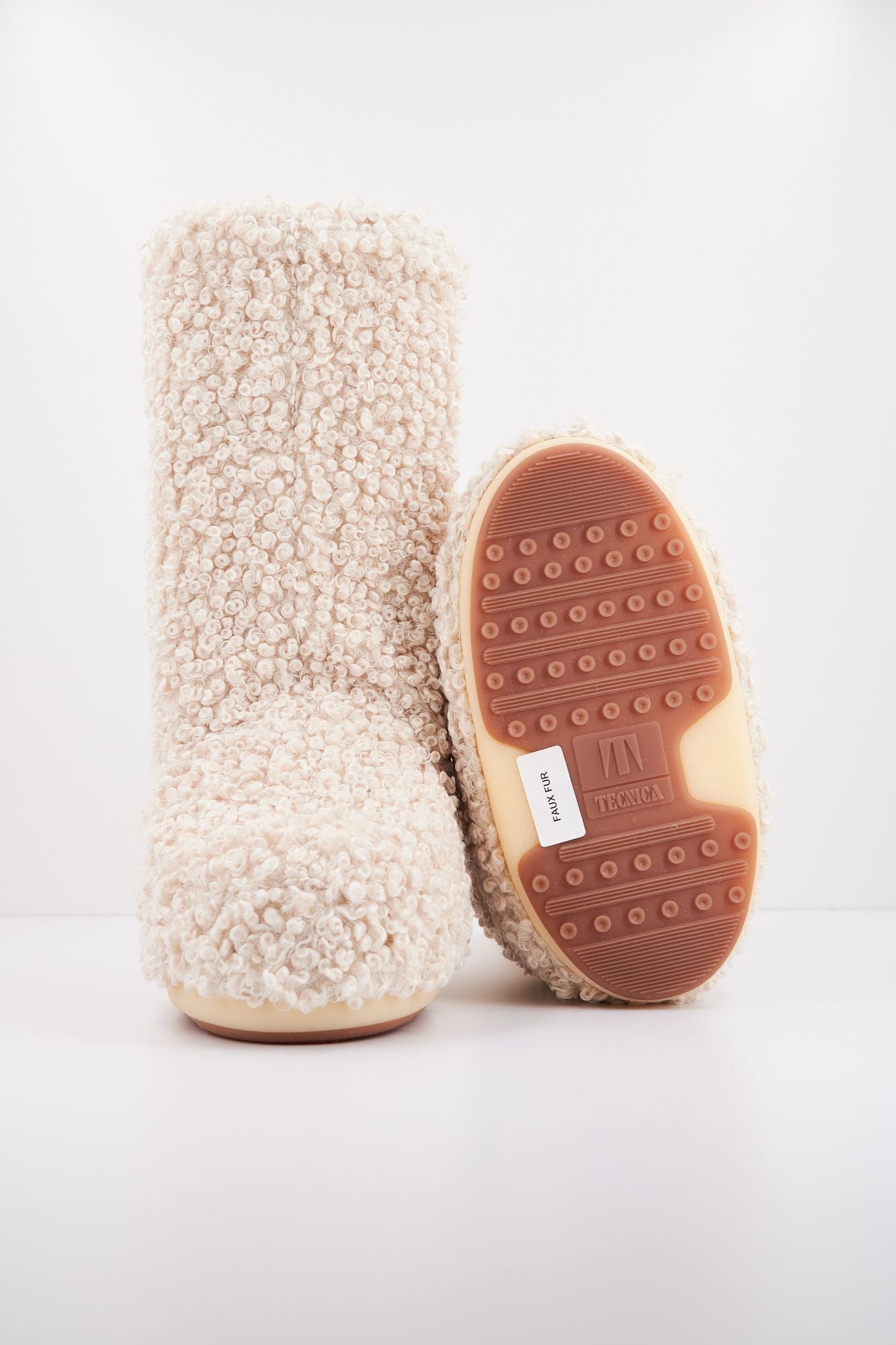 MOON BOOT MB ICON FAUX CURLY en color BLANCO (4)