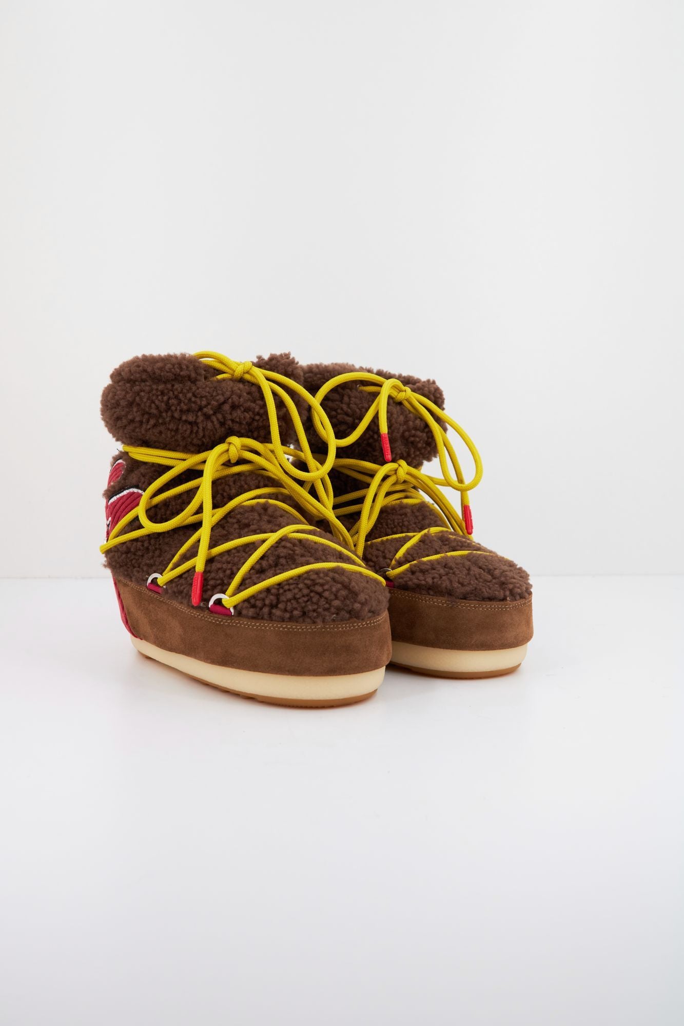 MOON BOOT MB LIGHT M PATCH SHEAR en color MARRON (2)