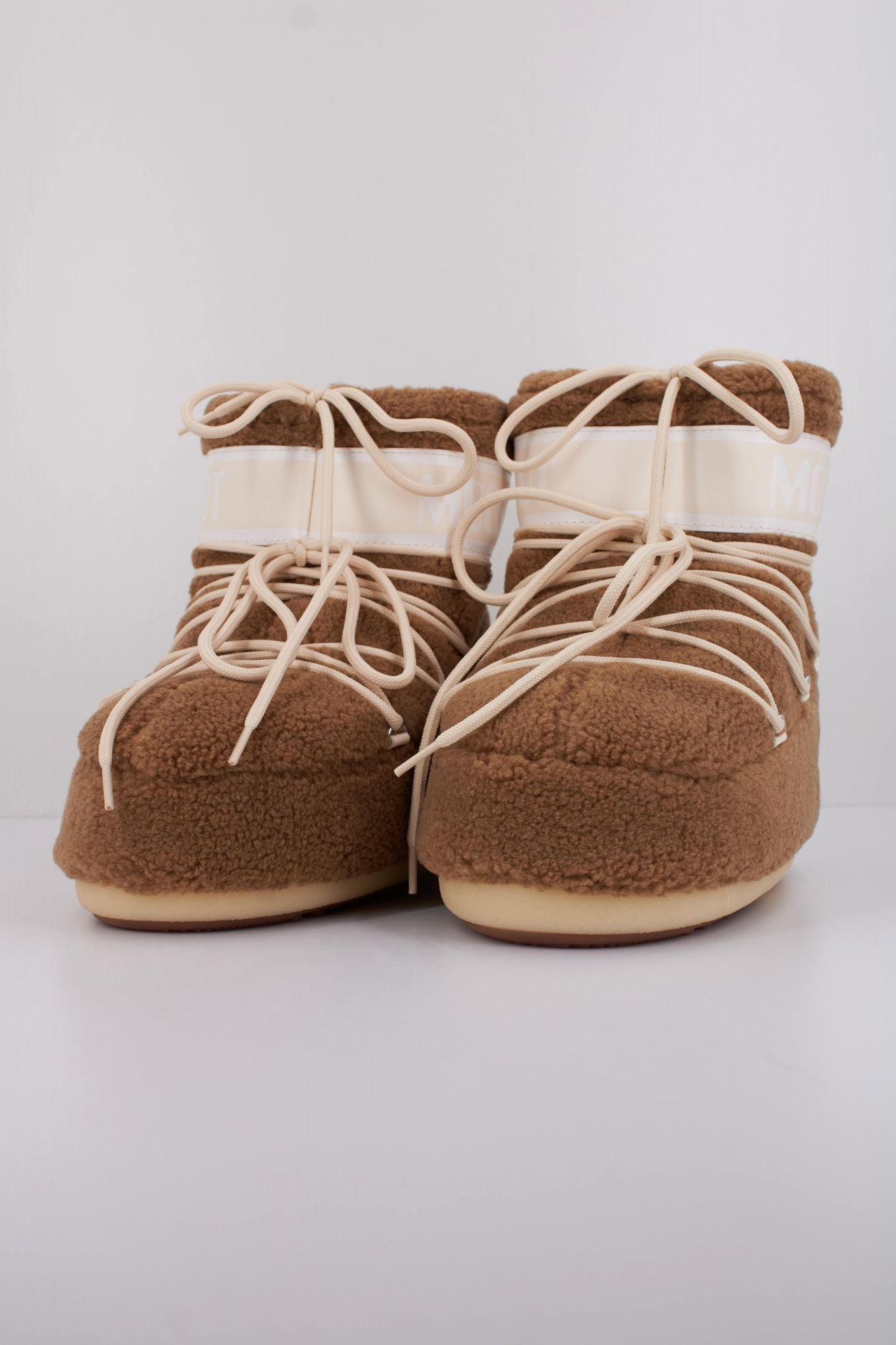 MOON BOOT MB ICON LOW FLEECE en color MARRON (2)