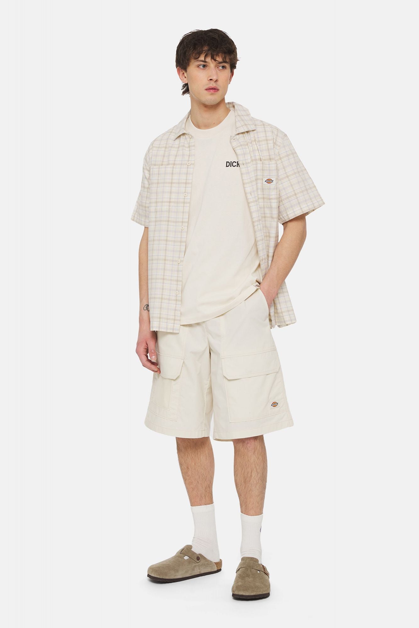 DICKIES BEACH TEE SS en color BLANCO (4)