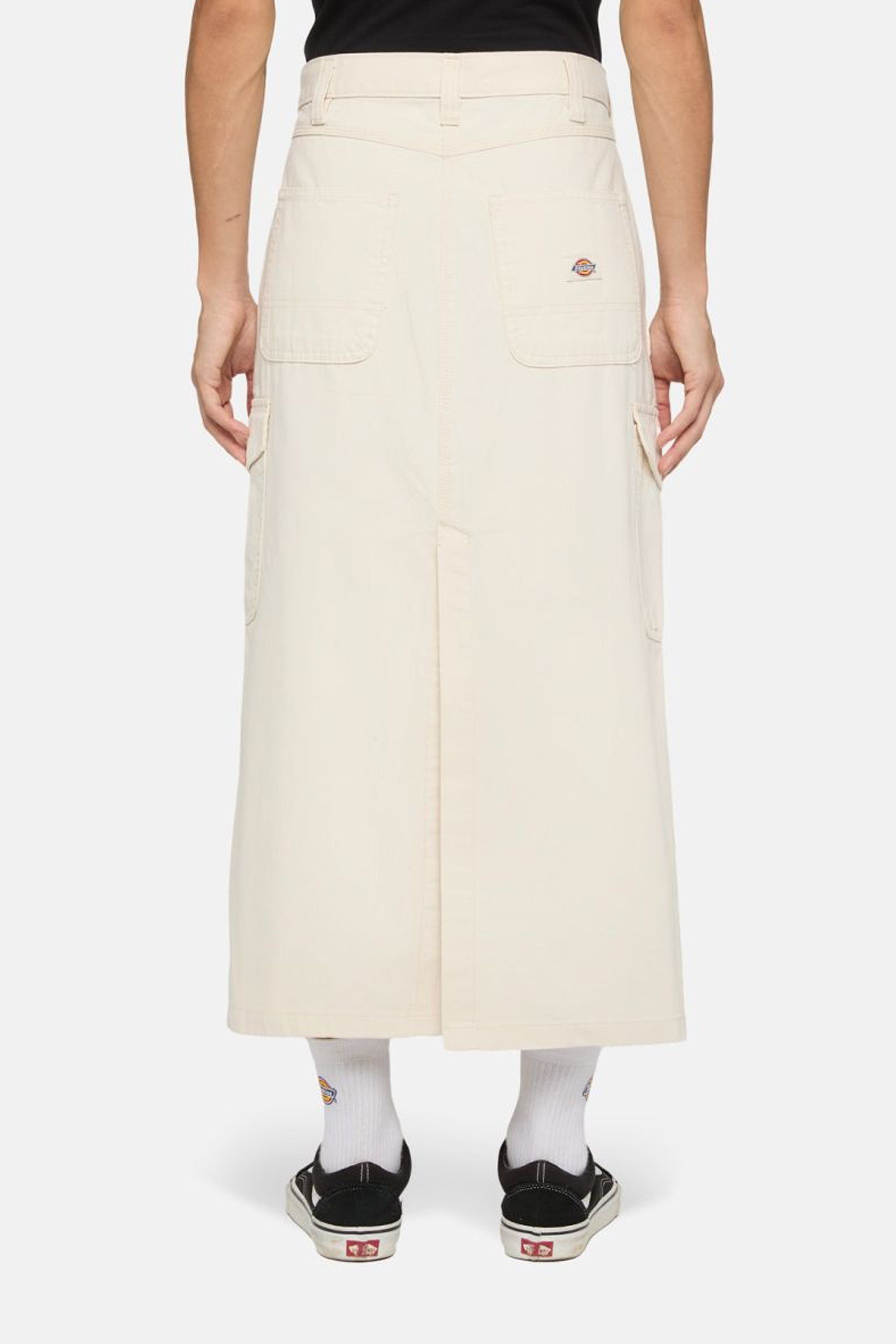 DICKIES DUCK CANVAS CARGO SKIR en color BLANCO (3)