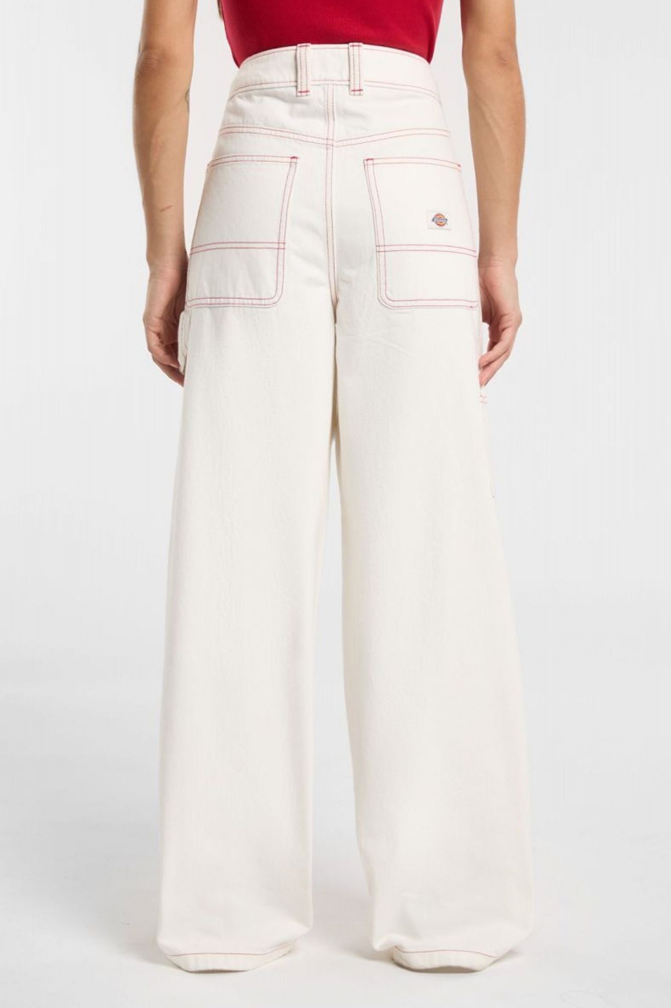 DICKIES DENIM CARPENTER PANT en color BLANCO (2)