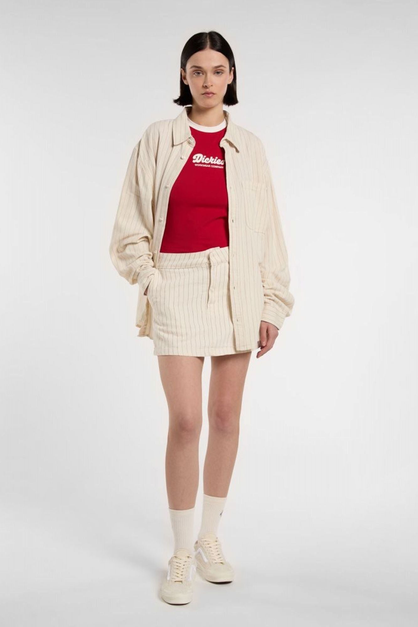 DICKIES SERVICE WORK SKIRT en color BEIS (4)