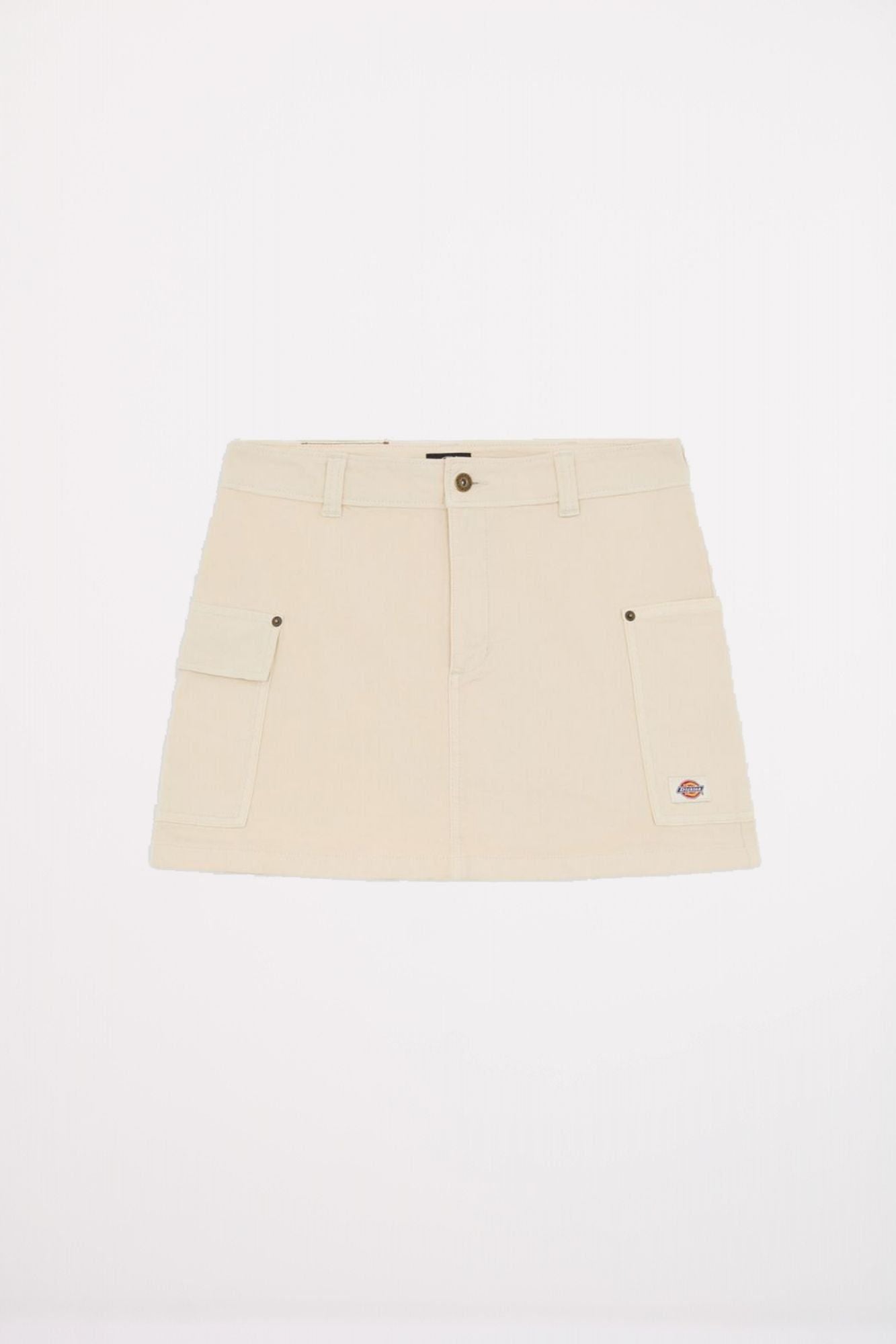 DICKIES  RIVER RANCH MINI SKIRT en color BLANCO (2)