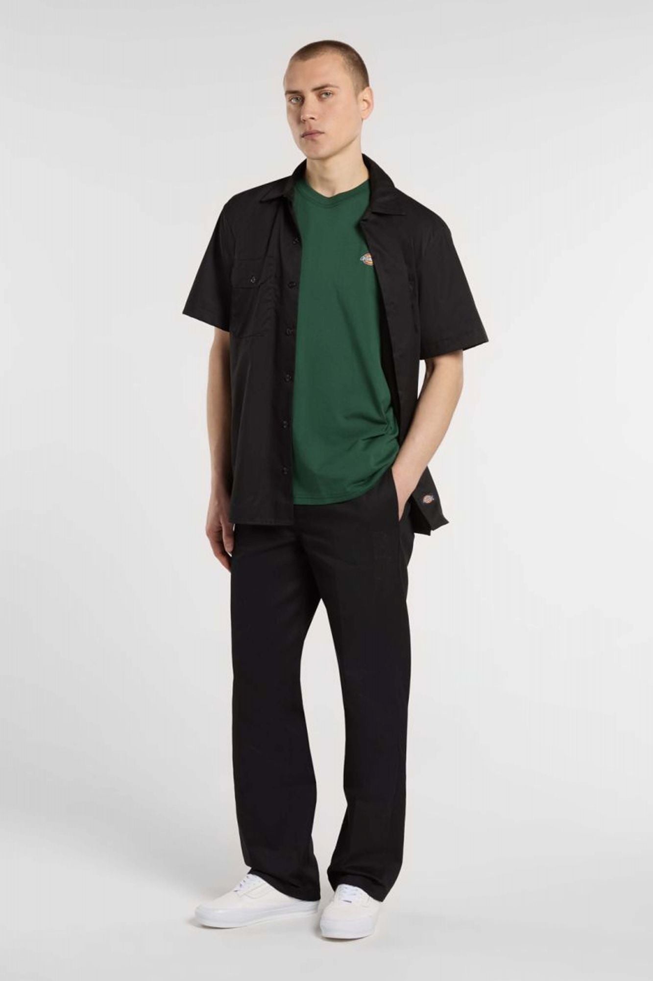 DICKIES MAPLETON SS TEE en color VERDE (4)