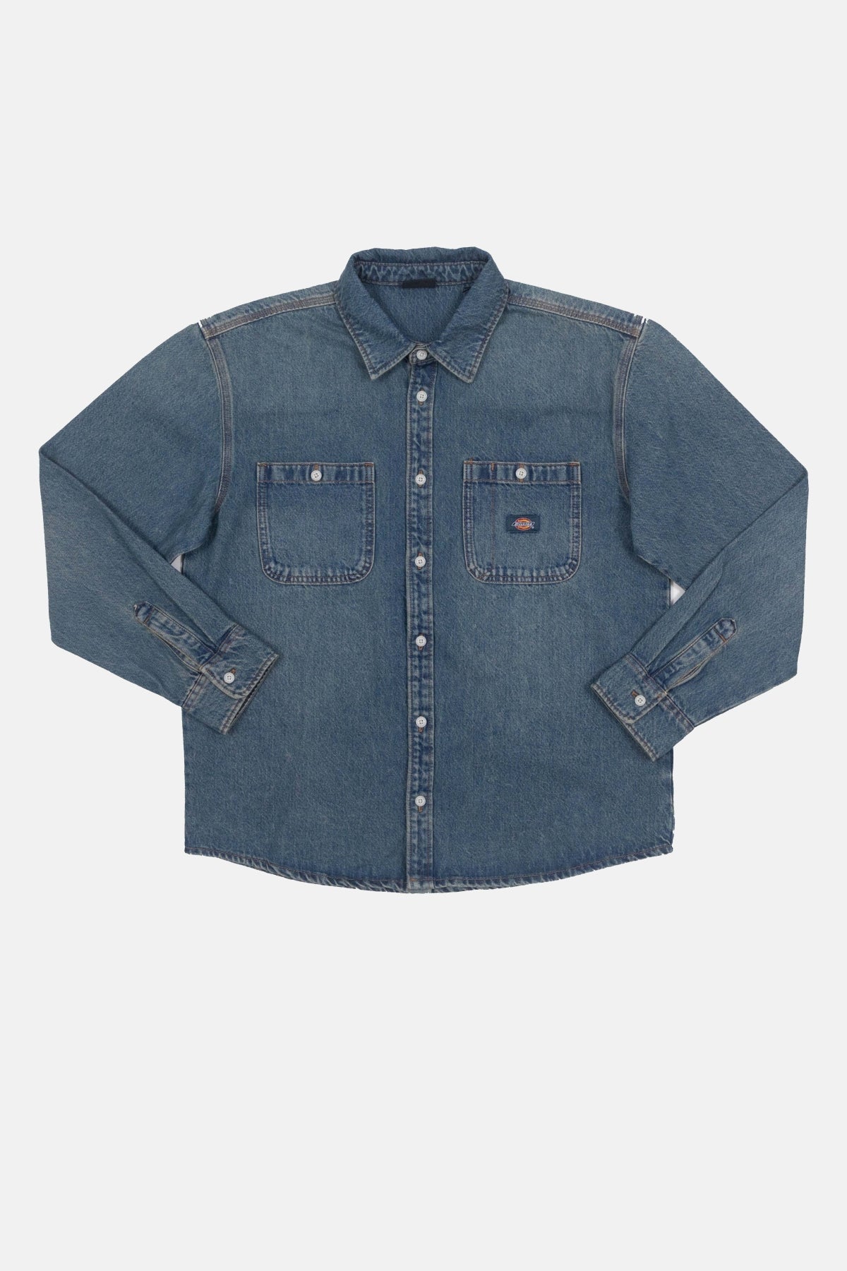 DICKIES MECHANIC DENIM SHIRT en color AZUL (1)