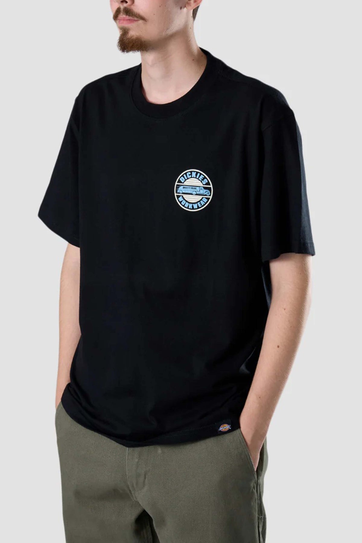 DICKIES CIRCLE TEE SS en color NEGRO (1)