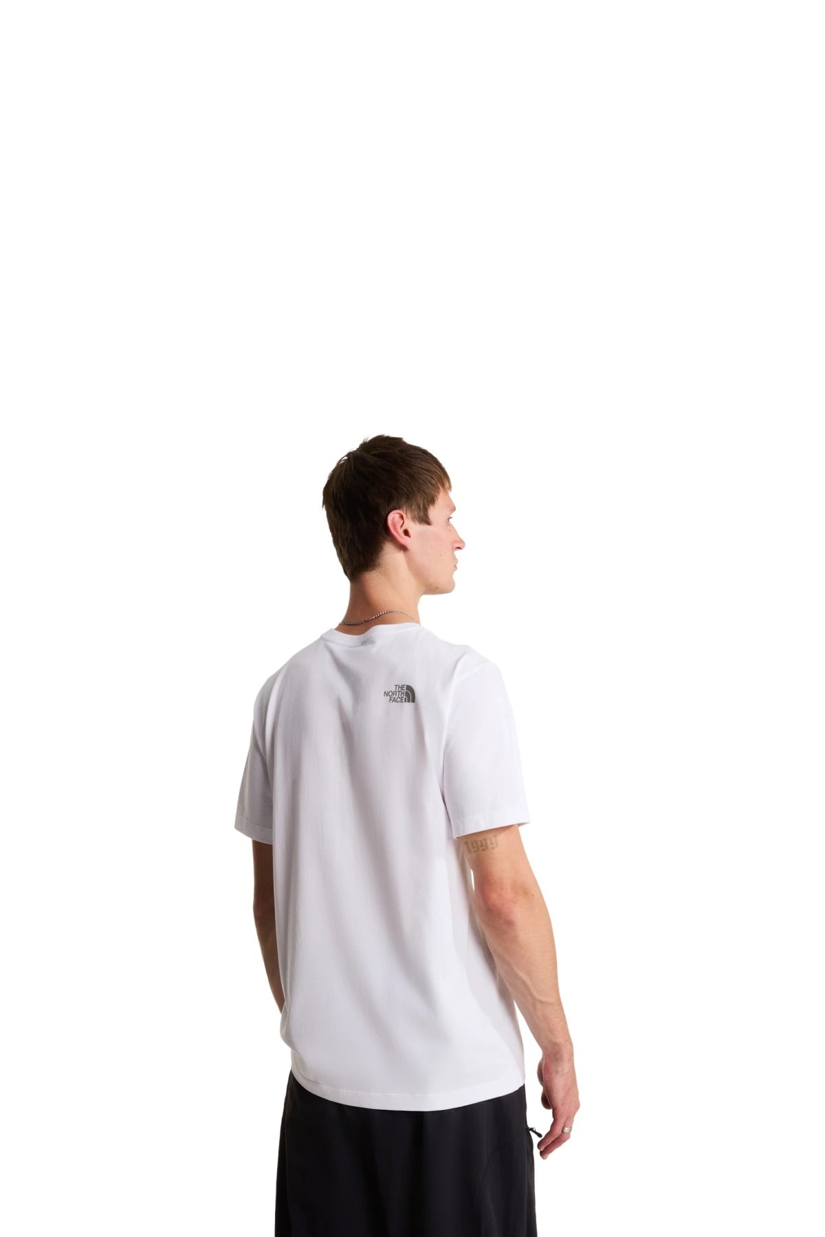 THE NORTH FACE CAMISETA M MOUNTAIN LI en color BLANCO (3)