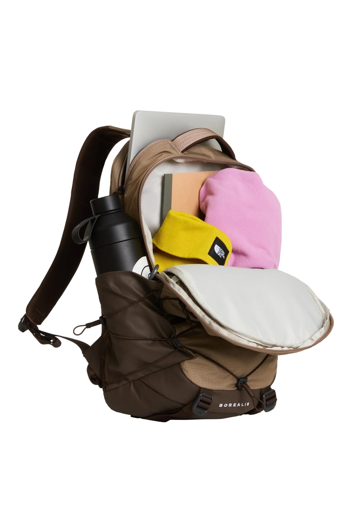 THE NORTH FACE BOREALIS BACKPACK en color MARRON CLARO (2)
