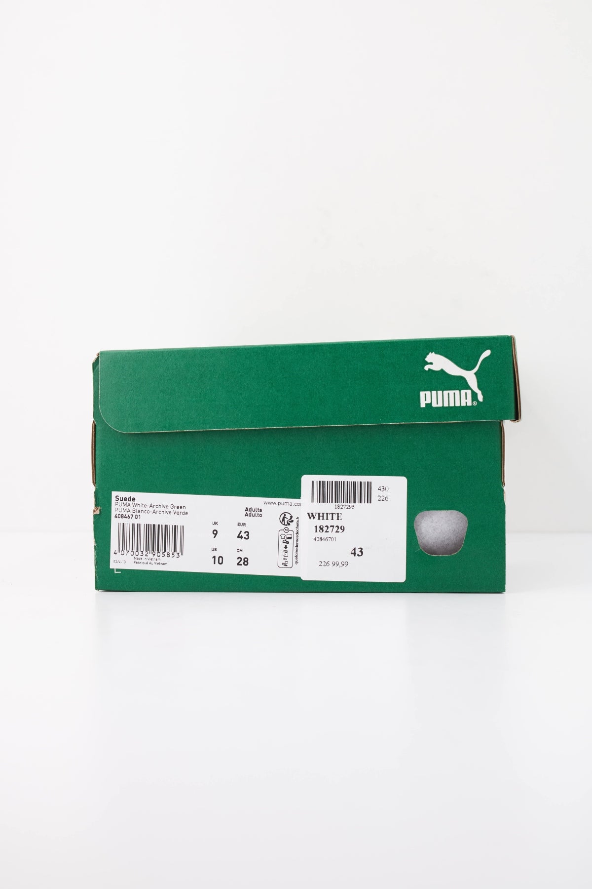 PUMA SUEDE CLASSIC en color BLANCO (6)