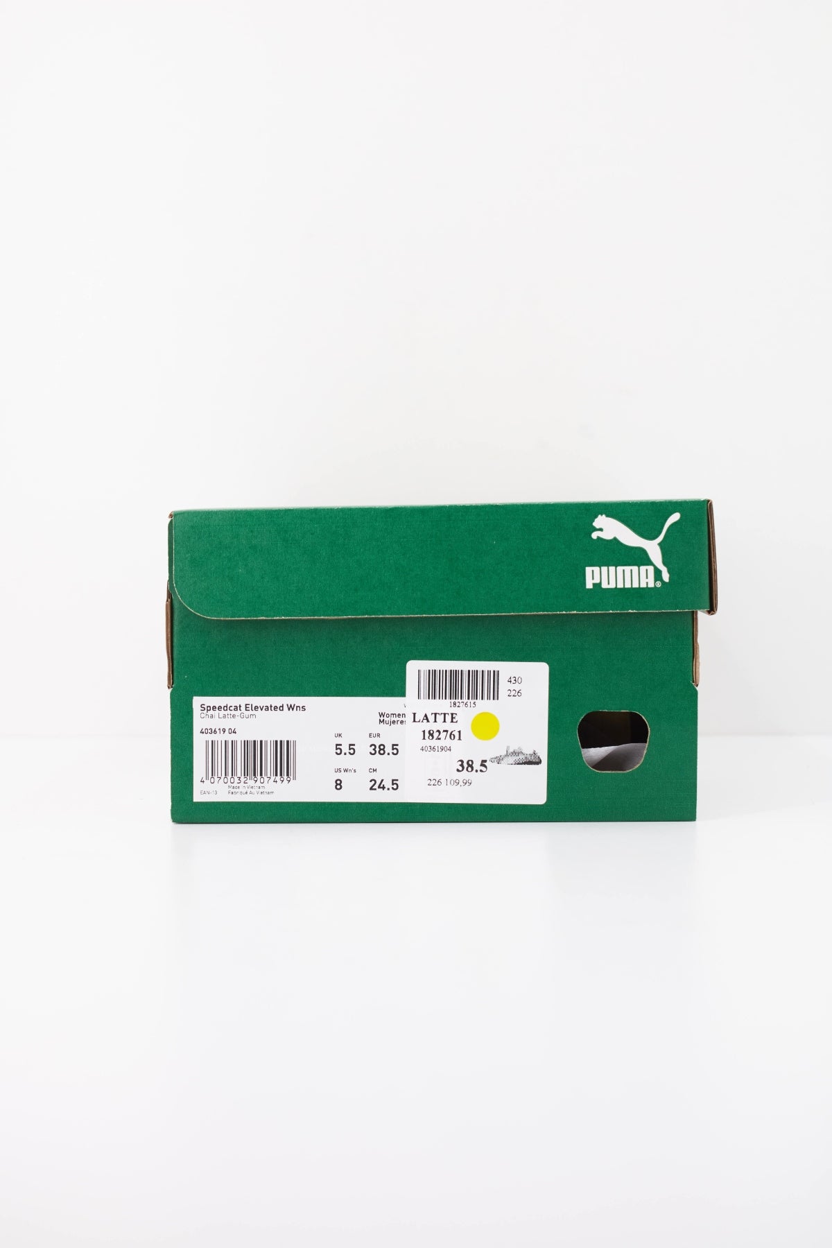 PUMA SPEEDCAT ELEVATED WNS en color VERDE (6)