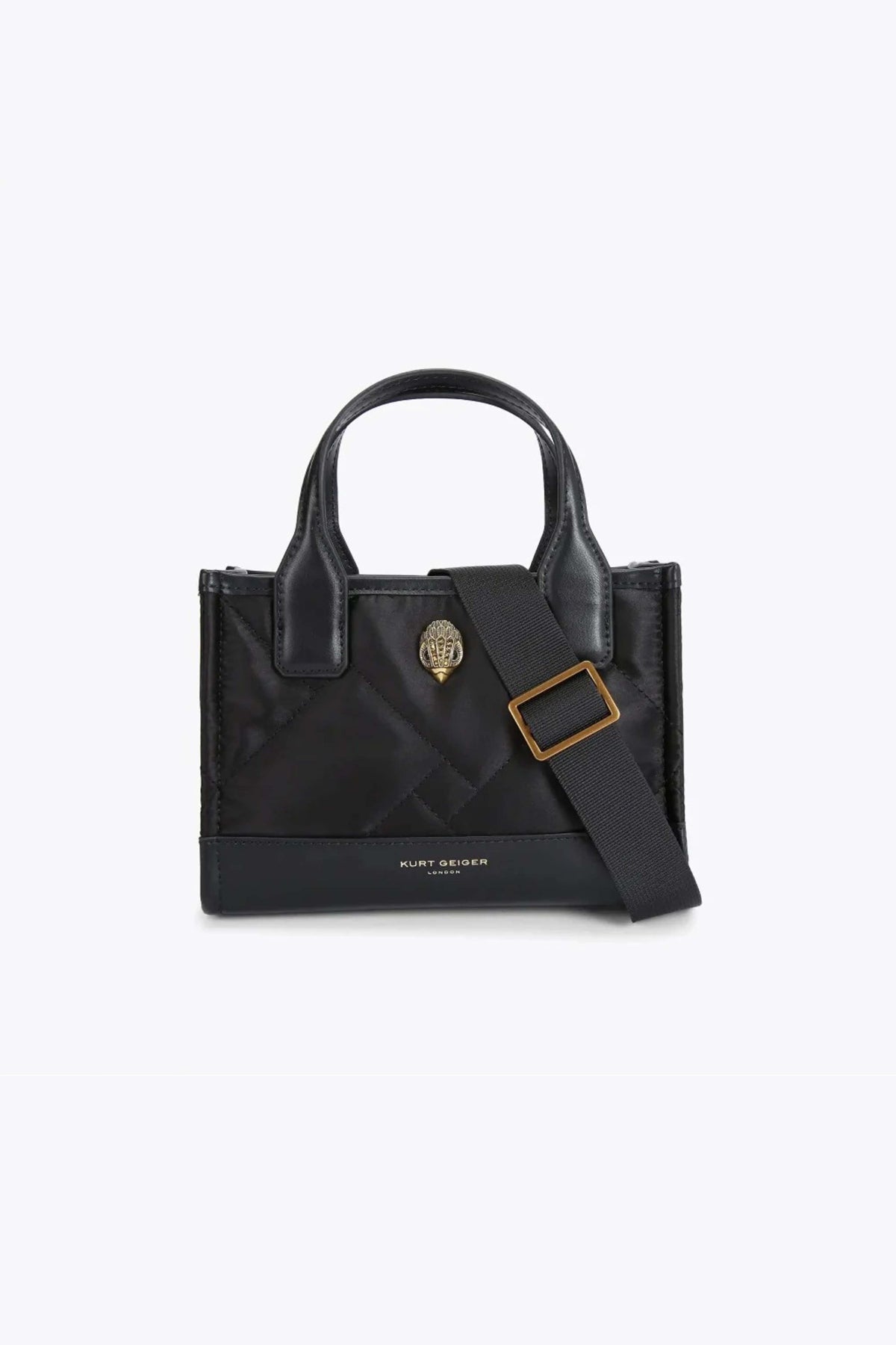 KURT GEIGER LONDON XS RECYCLED SQ SHOPPER en color NEGRO (2)