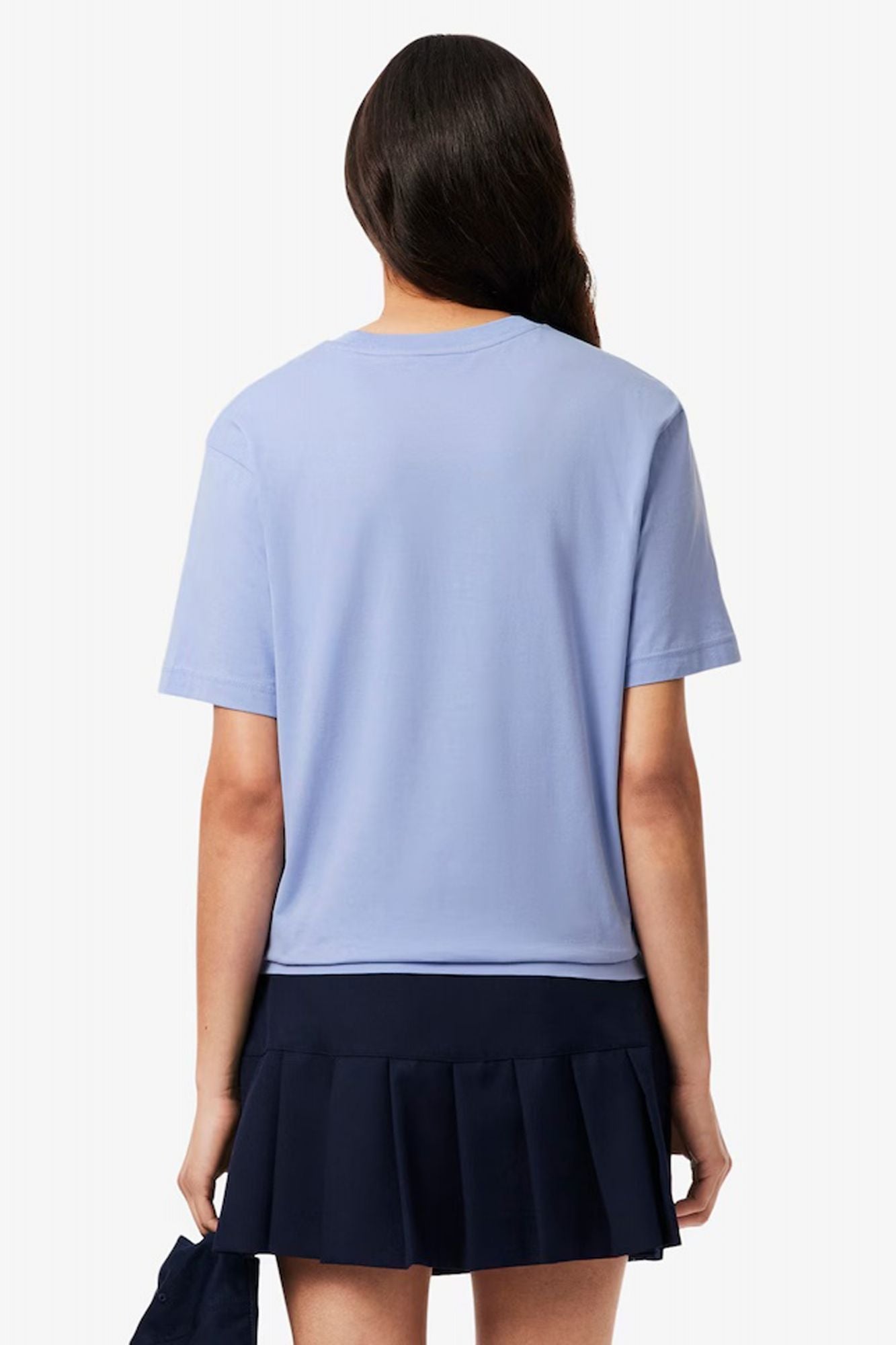 LACOSTE RELAXED FIT SOFT COTTON T-SHIRT en color AZUL (3)
