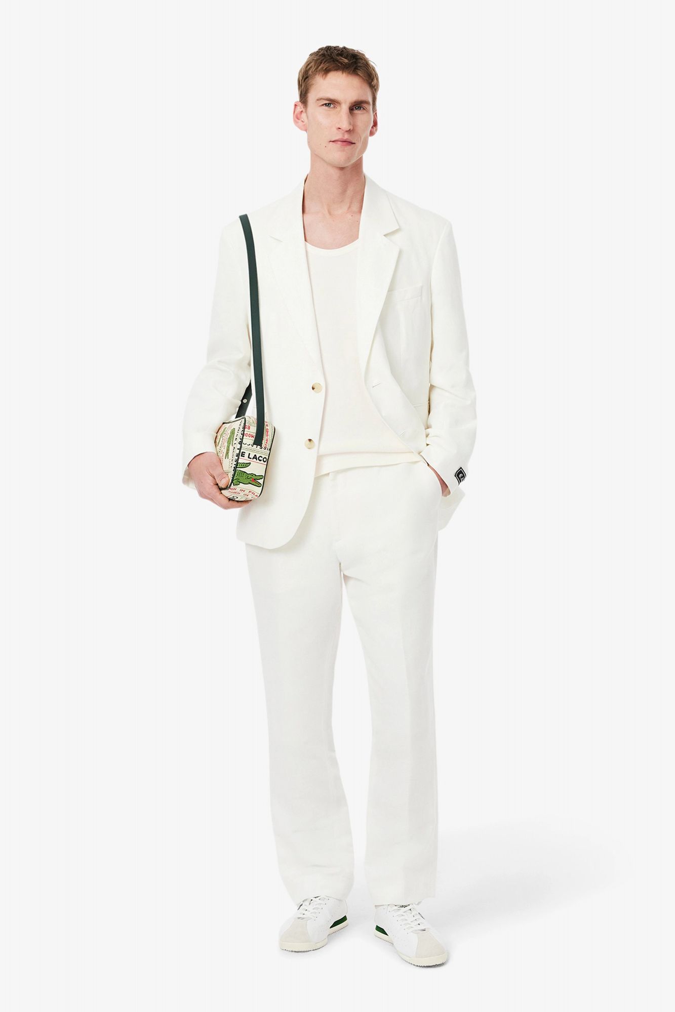 LACOSTE TEE SHIRT & TURTLE NECK en color BLANCO (4)