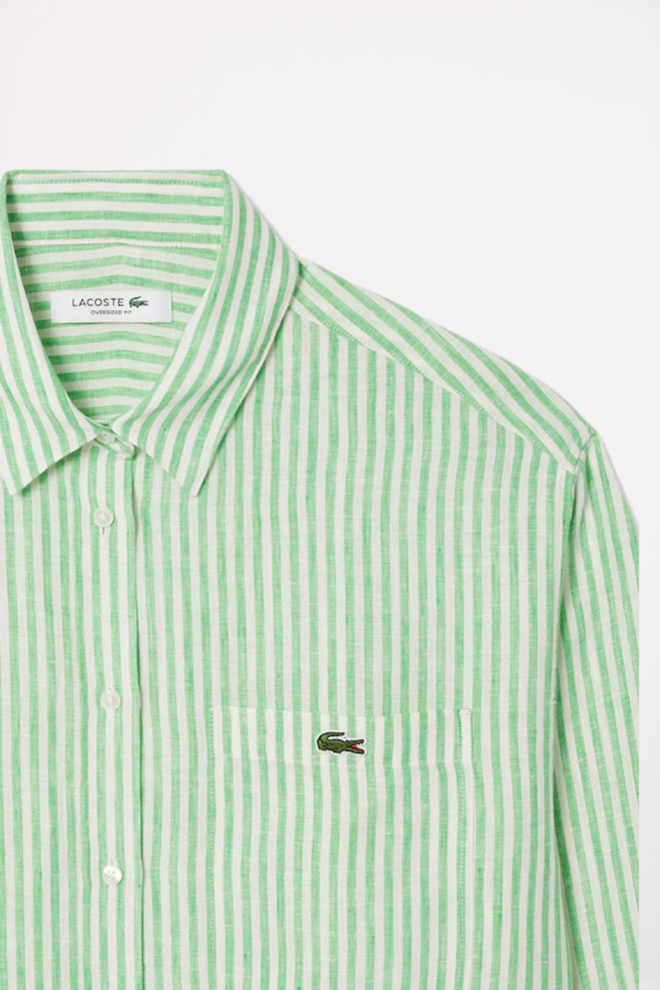 LACOSTE LONG SLEEVED SHIRT en color VERDE (2)