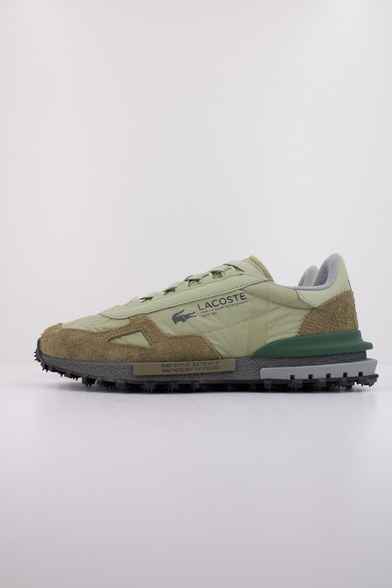 LACOSTE  MEN'S ELITE ACTIVE SNEAKE  en color VERDE (1)
