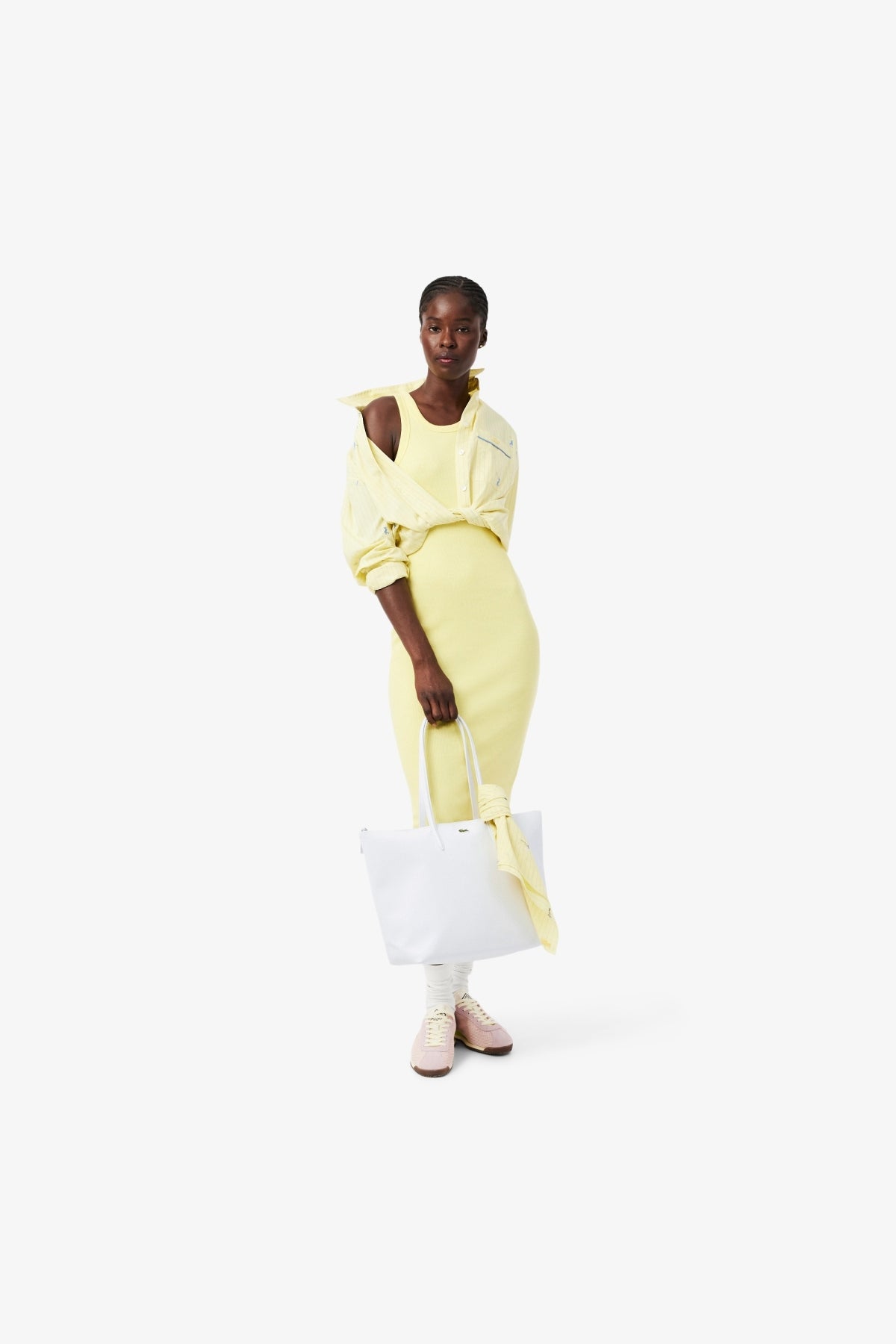 LACOSTE SHOPPING BAG en color BLANCO (5)