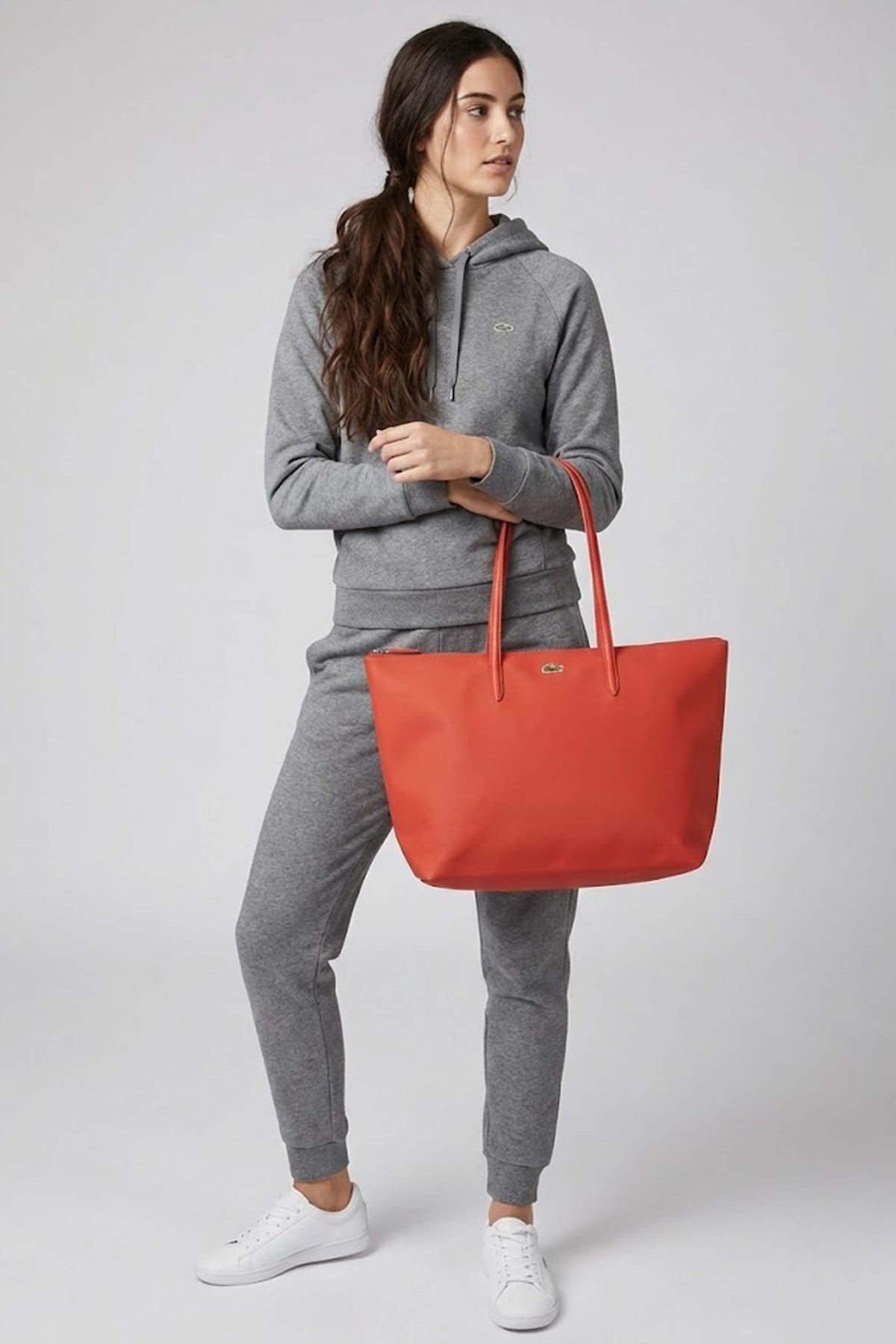 LACOSTE SHOPPING BAG en color NARANJA (2)