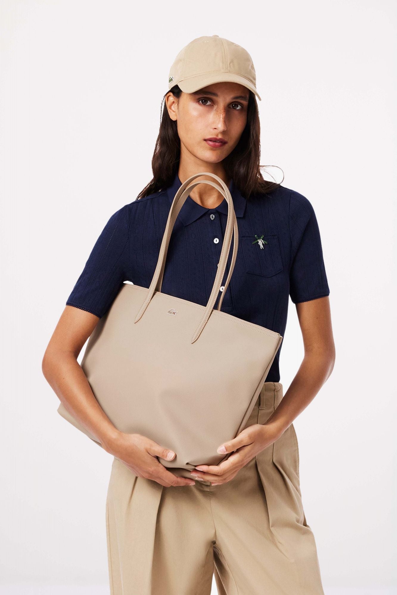 LACOSTE SHOPPING BAG en color MARRON (3)