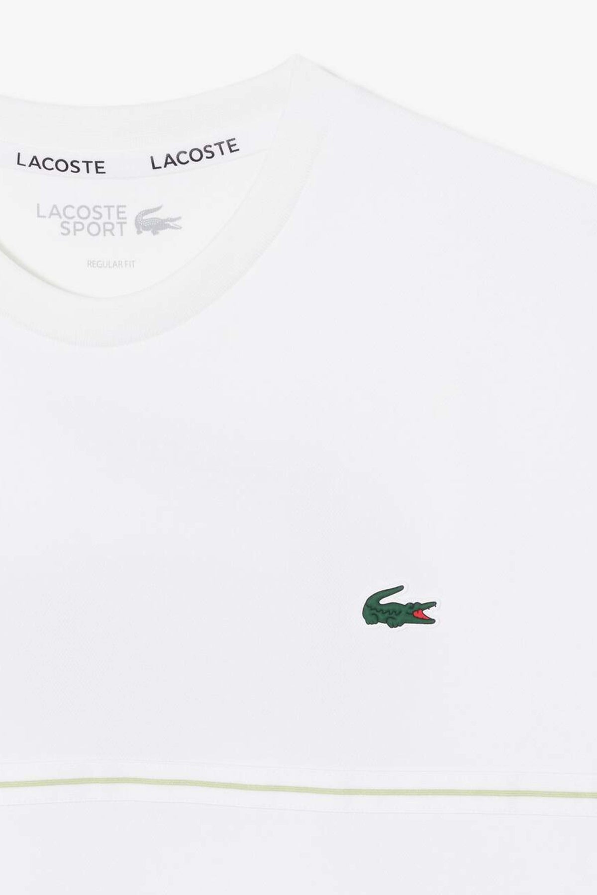 LACOSTE TEE SHIRT TURTLE NECK en color BLANCO (3)