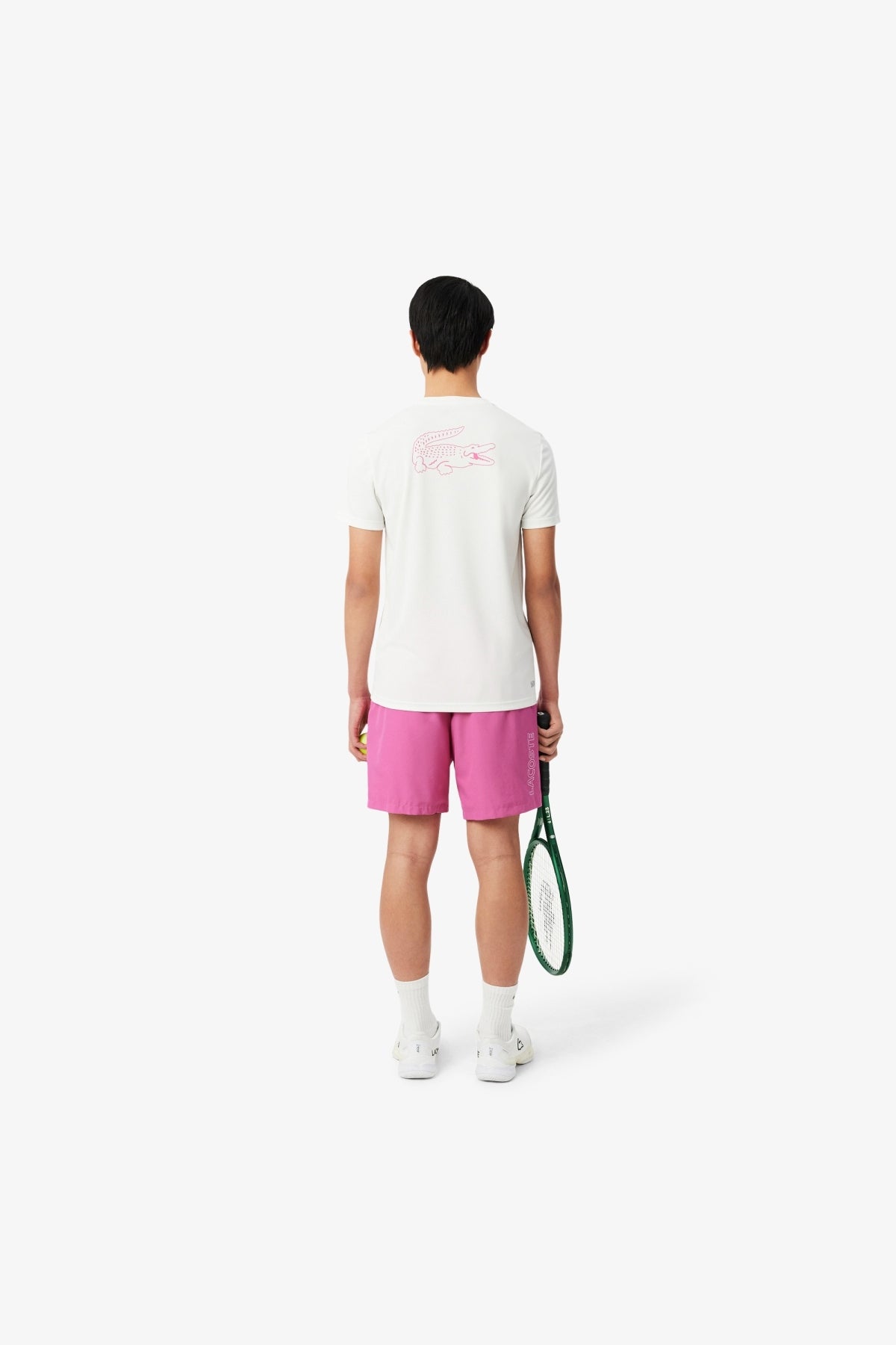 LACOSTE SHORTS en color ROSA (3)