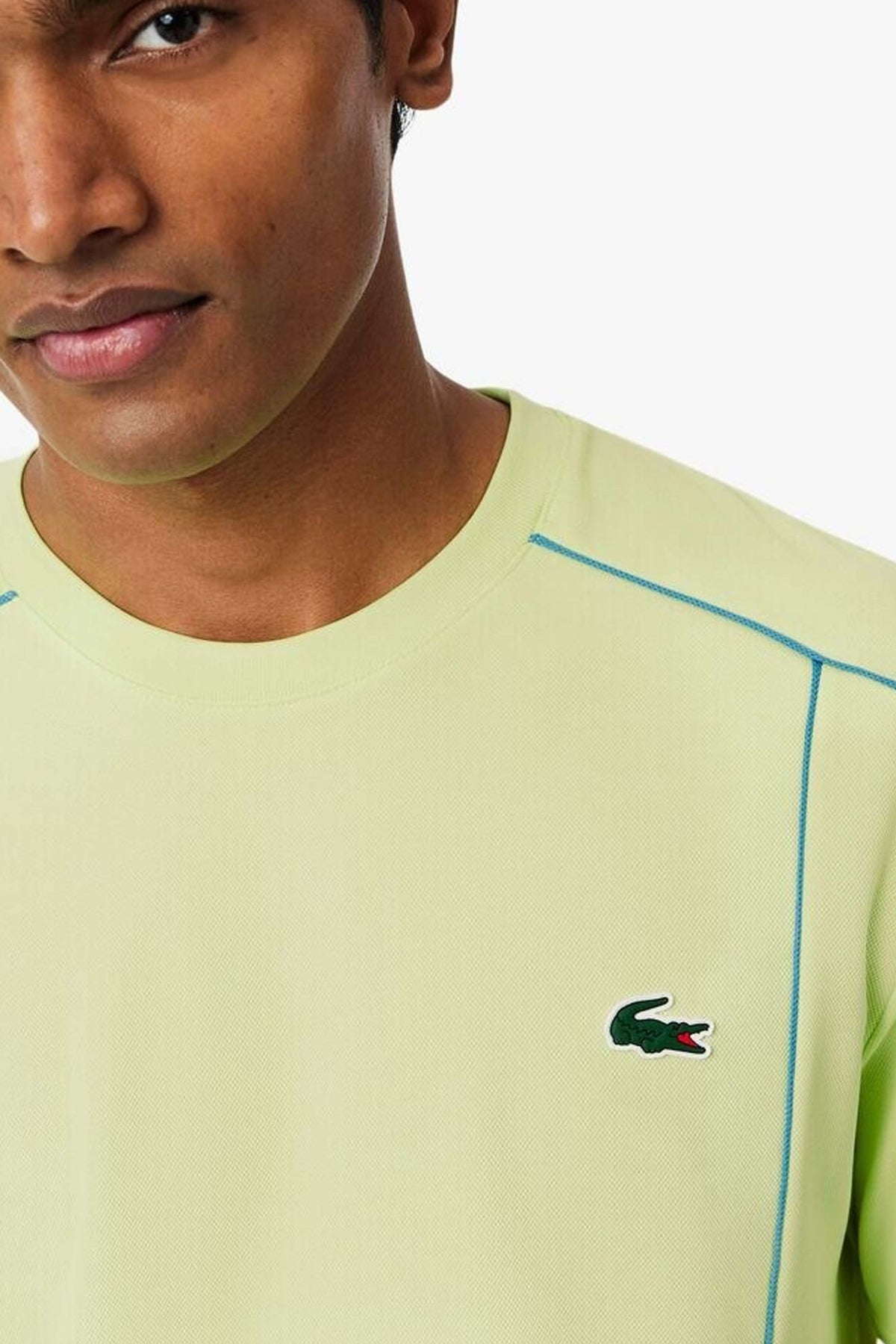 LACOSTE TEE SHIRT TURTLE NECK en color VERDE (4)