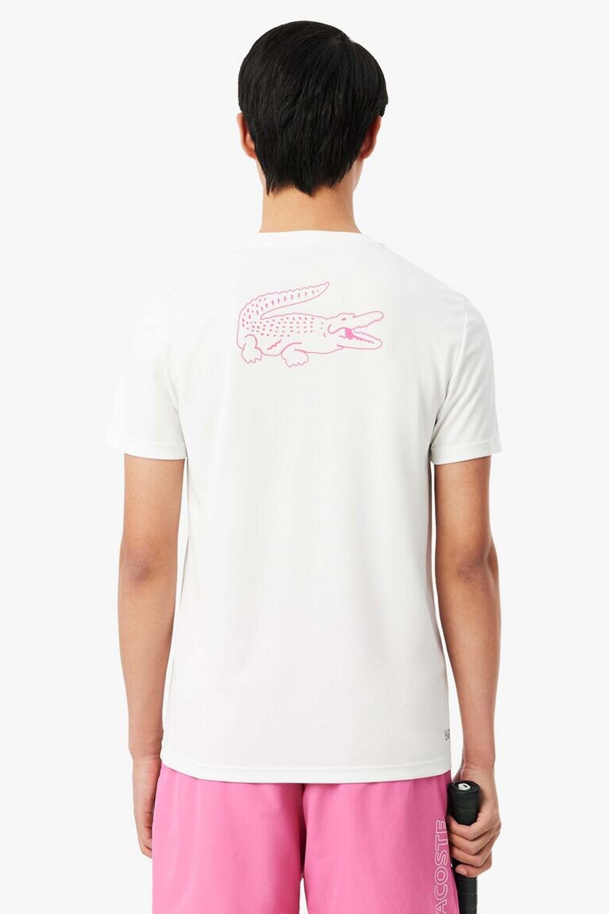 LACOSTE TEE SHIRT TURTLE NECK en color BLANCO (2)