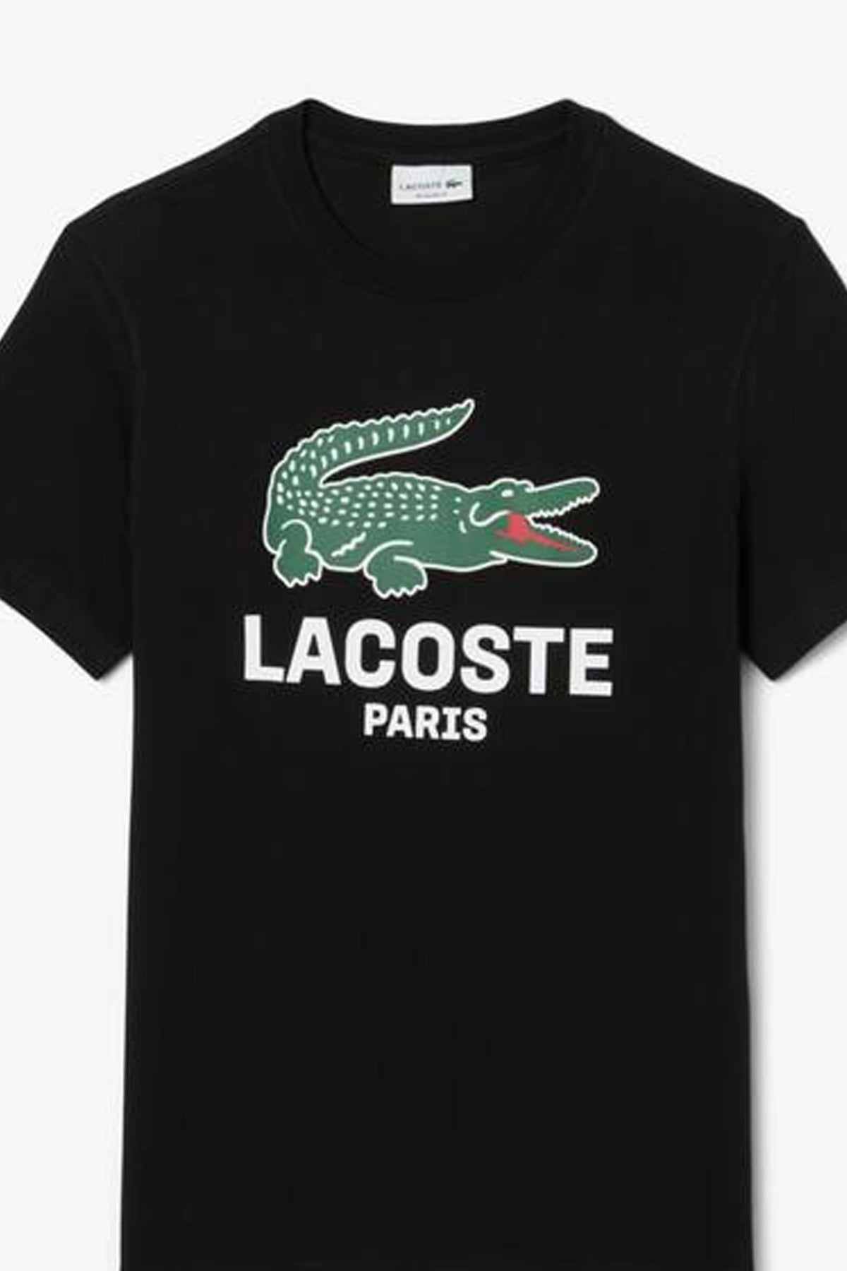 LACOSTE TEE SHIRT TURTLE NECK en color NEGRO (2)