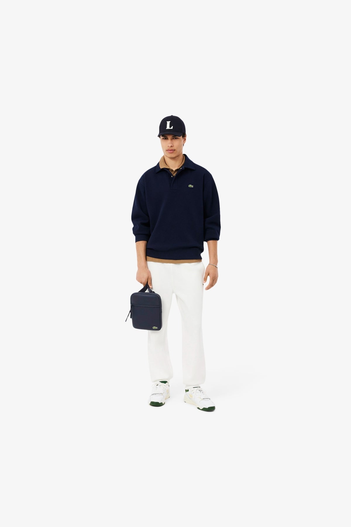 LACOSTE CROSSOVER BAG en color AZUL (6)