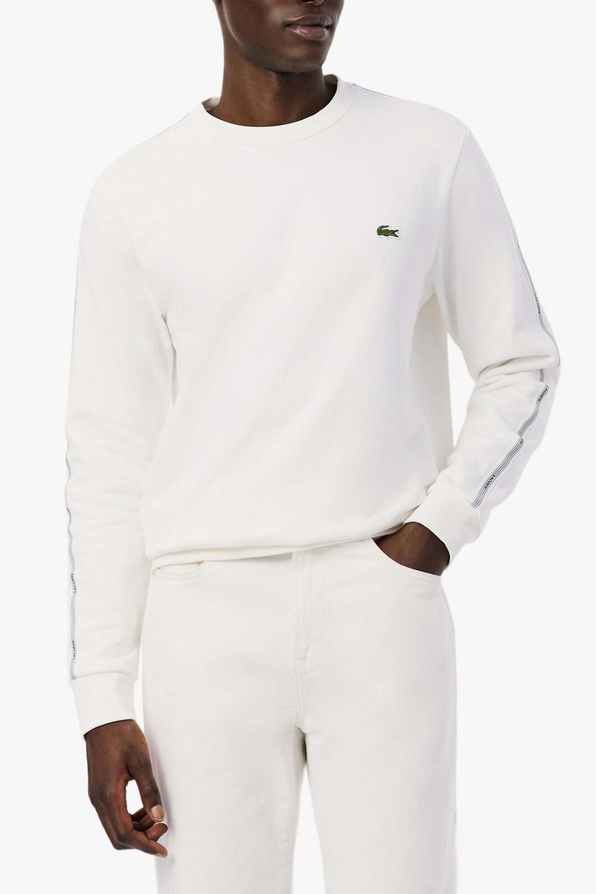 LACOSTE SWEATSHIRTS en color BLANCO (1)