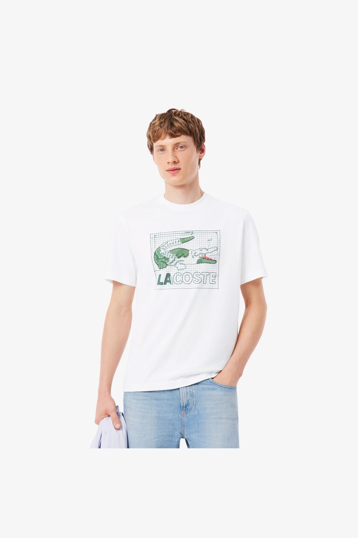 LACOSTE TEE en color BLANCO (2)