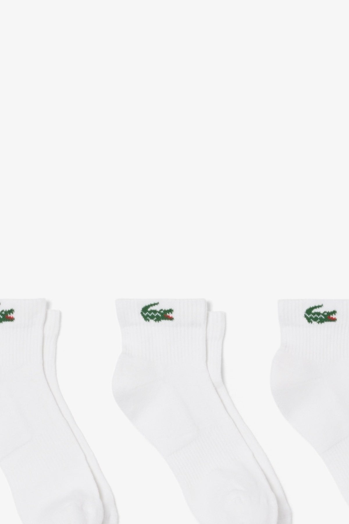 LACOSTE ANKLE SOCKS en color BLANCO (2)