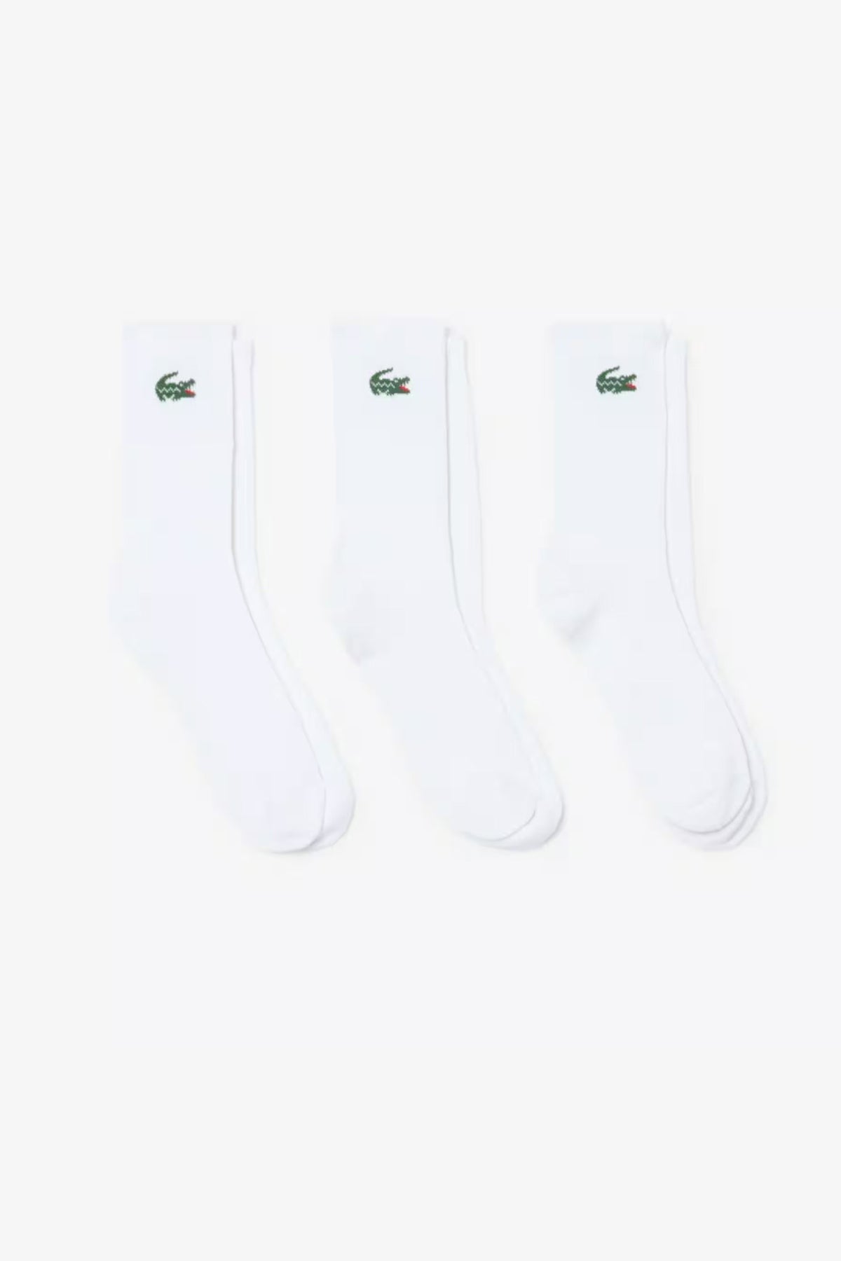 LACOSTE RA9246 CREW SOCKS en color BLANCO (1)