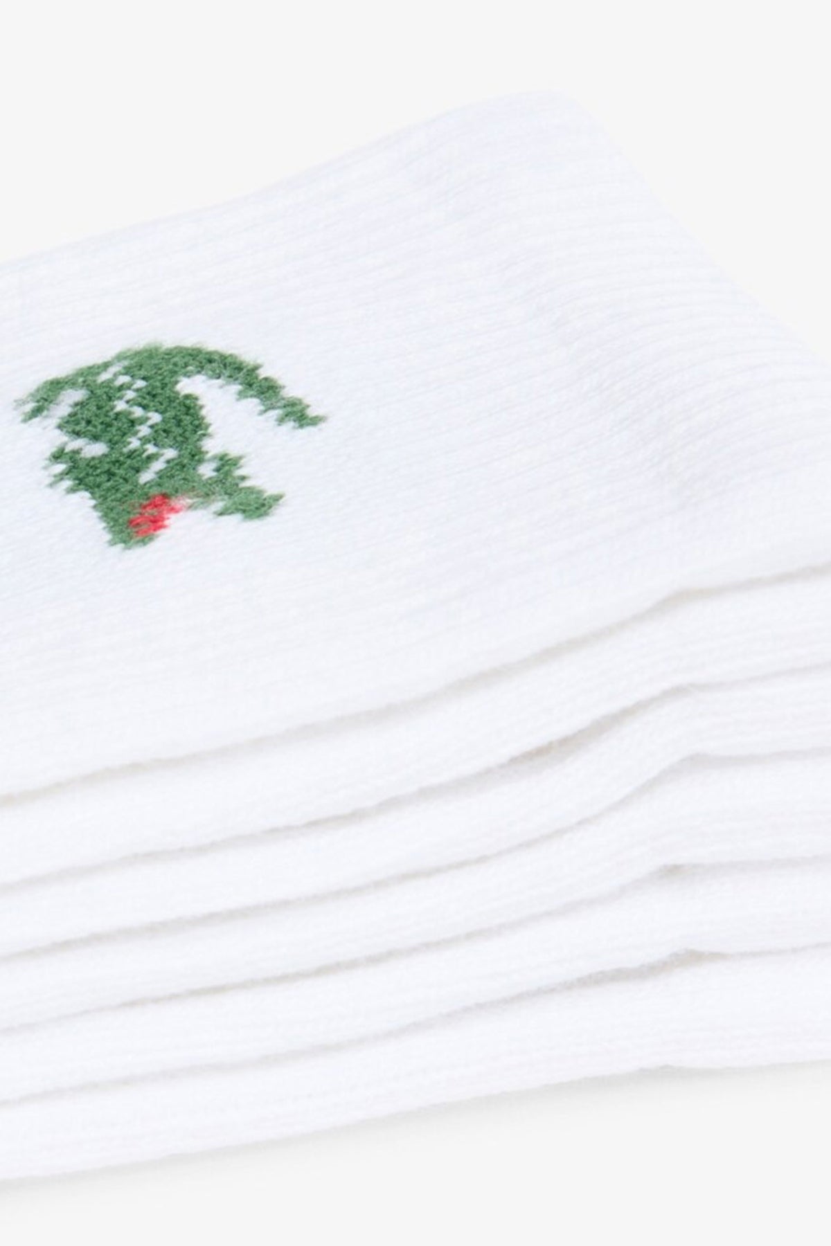 LACOSTE RA9246 CREW SOCKS en color BLANCO (2)