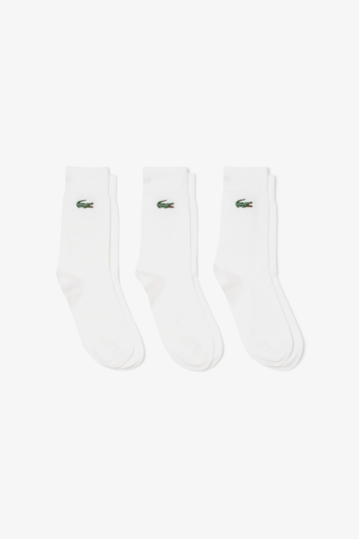 LACOSTE CREW SOCKS en color BLANCO (1)