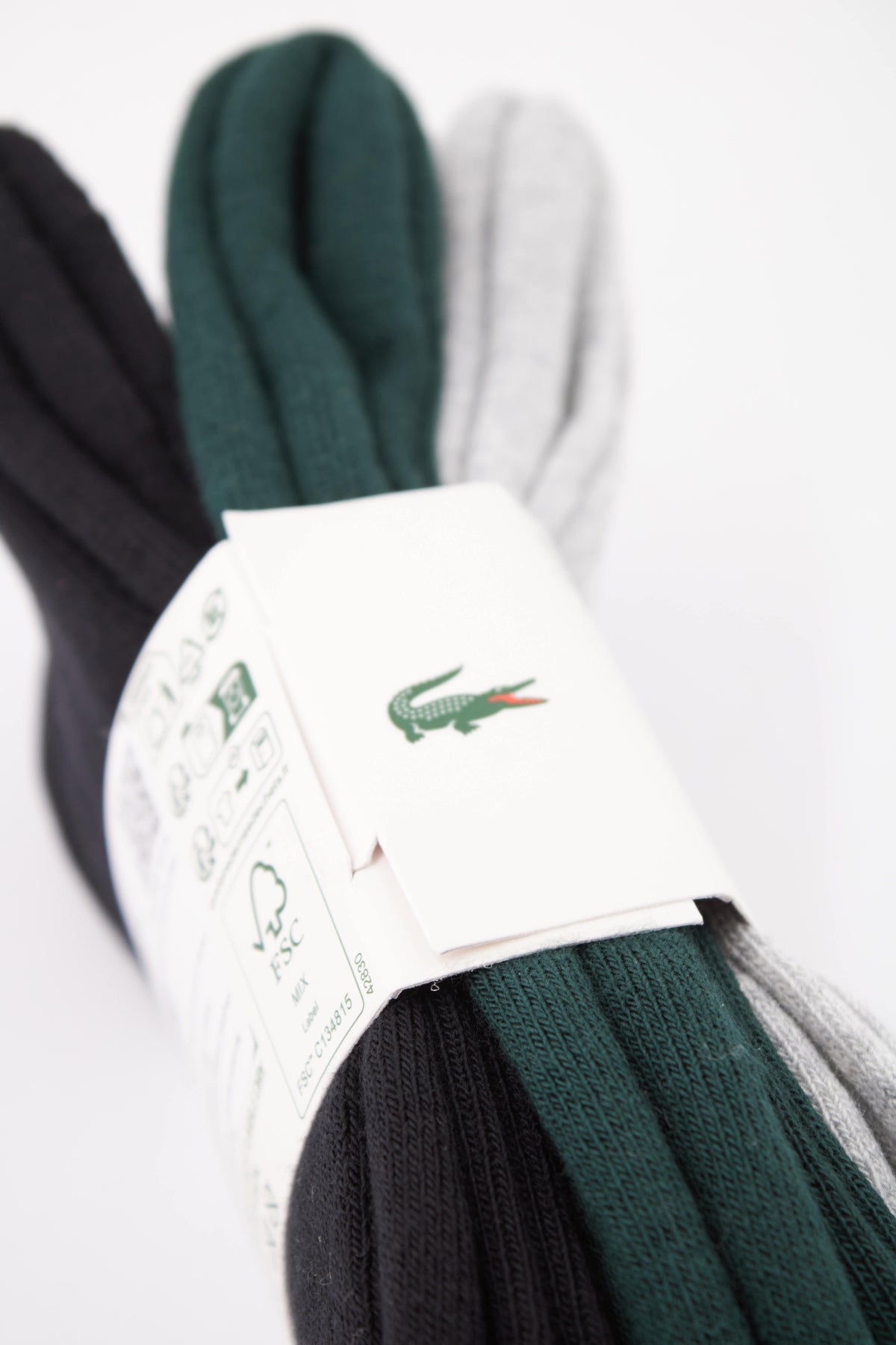 LACOSTE RA9249 CREW SOCKS en color MULTICOLOR (3)