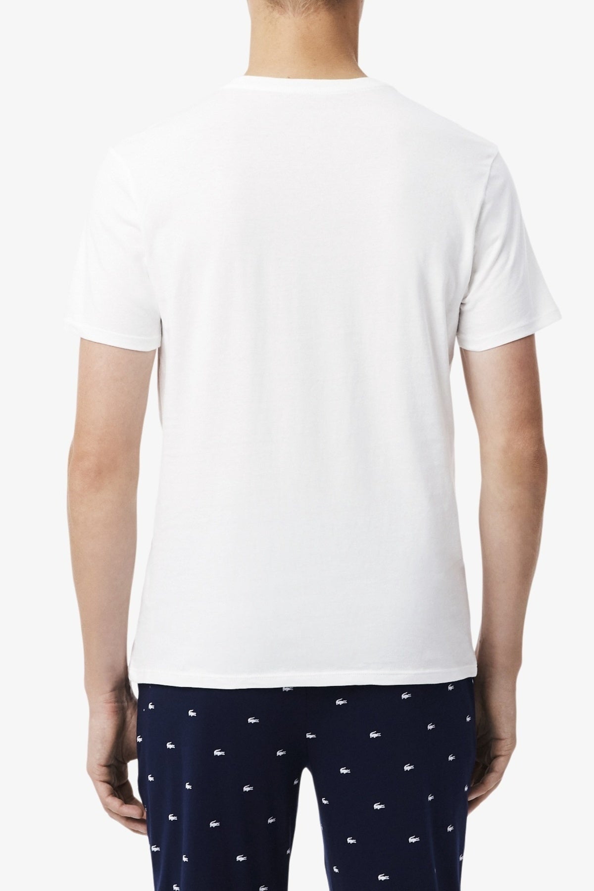 LACOSTE TH9010 UNDERWEAR TEE SHIRT en color BLANCO (2)