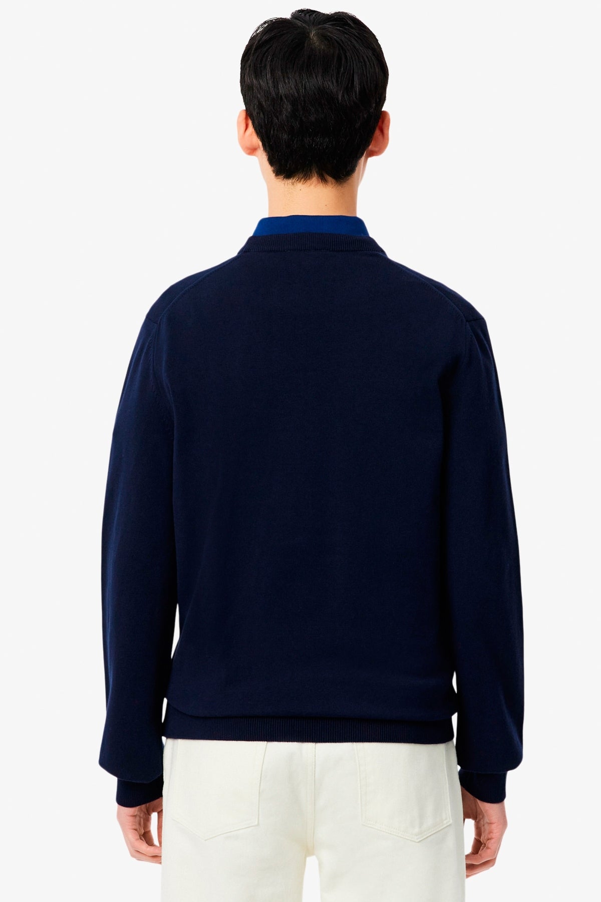 LACOSTE CREWNECKS SWEATERS en color AZUL (2)