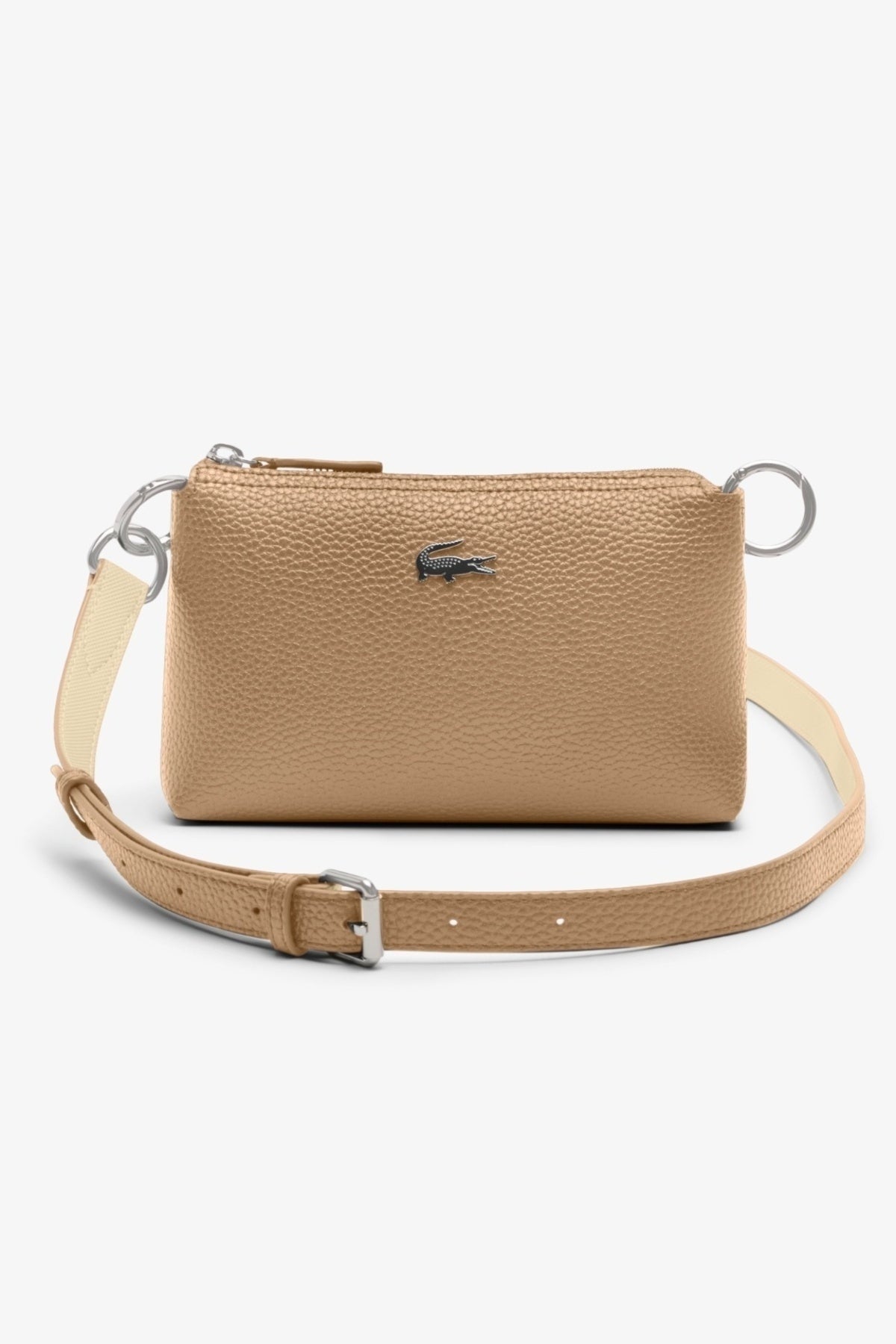 LACOSTE NF5496AA CROSSOVER BAG en color NUDE (1)