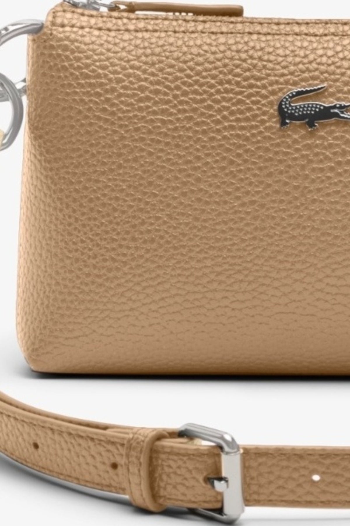 LACOSTE NF5496AA CROSSOVER BAG en color NUDE (2)