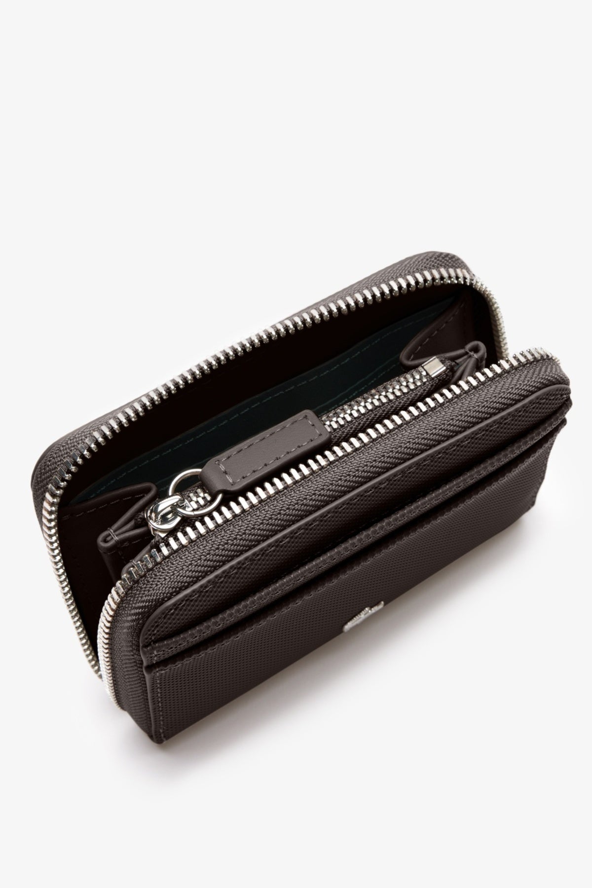 LACOSTE NF4764DZ ZIP COIN WALLET en color MARRON (2)